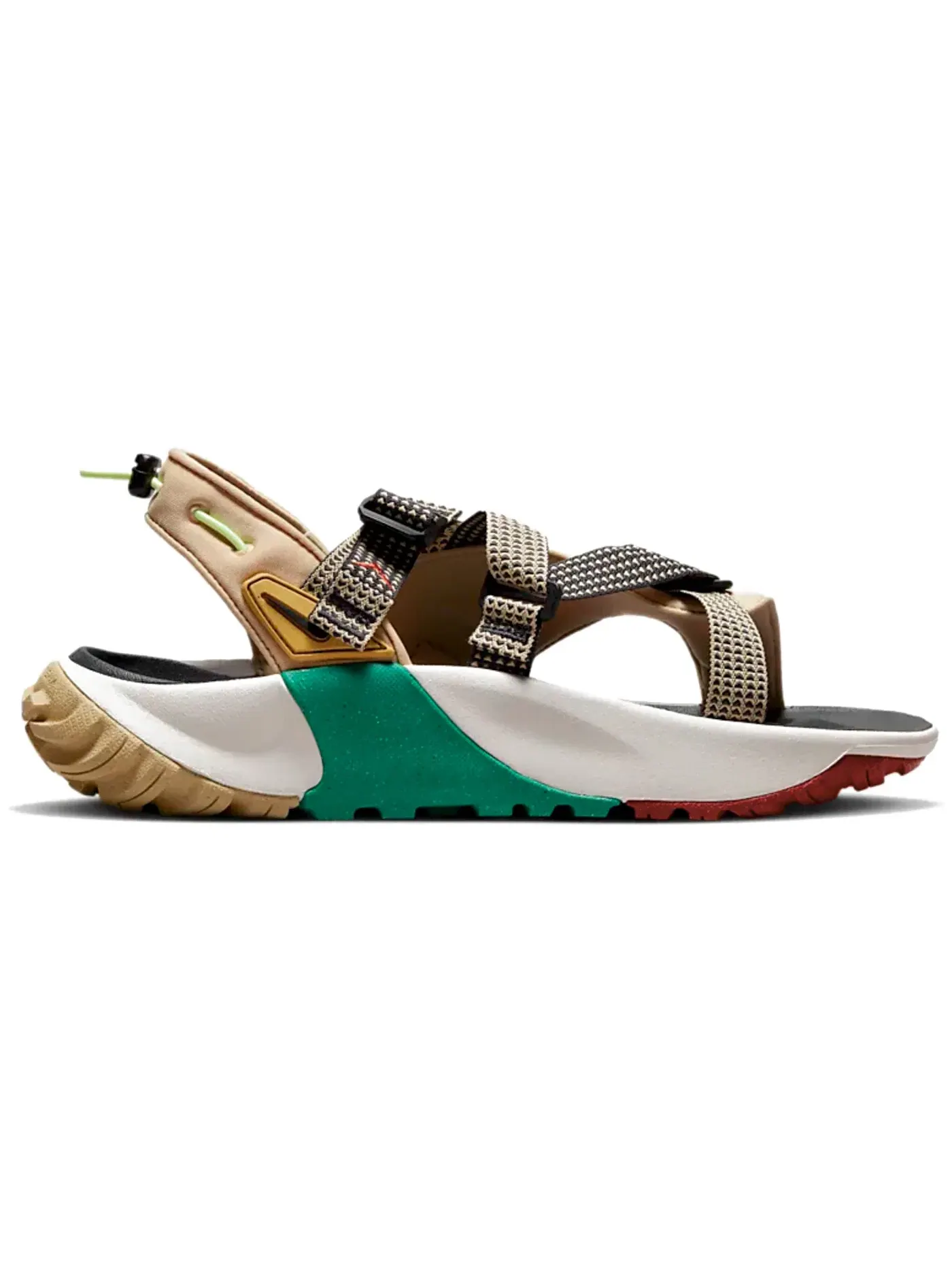 Мужские сандалии Nike Oneonta — изображение 1 из 1, черный/зеленый/черный