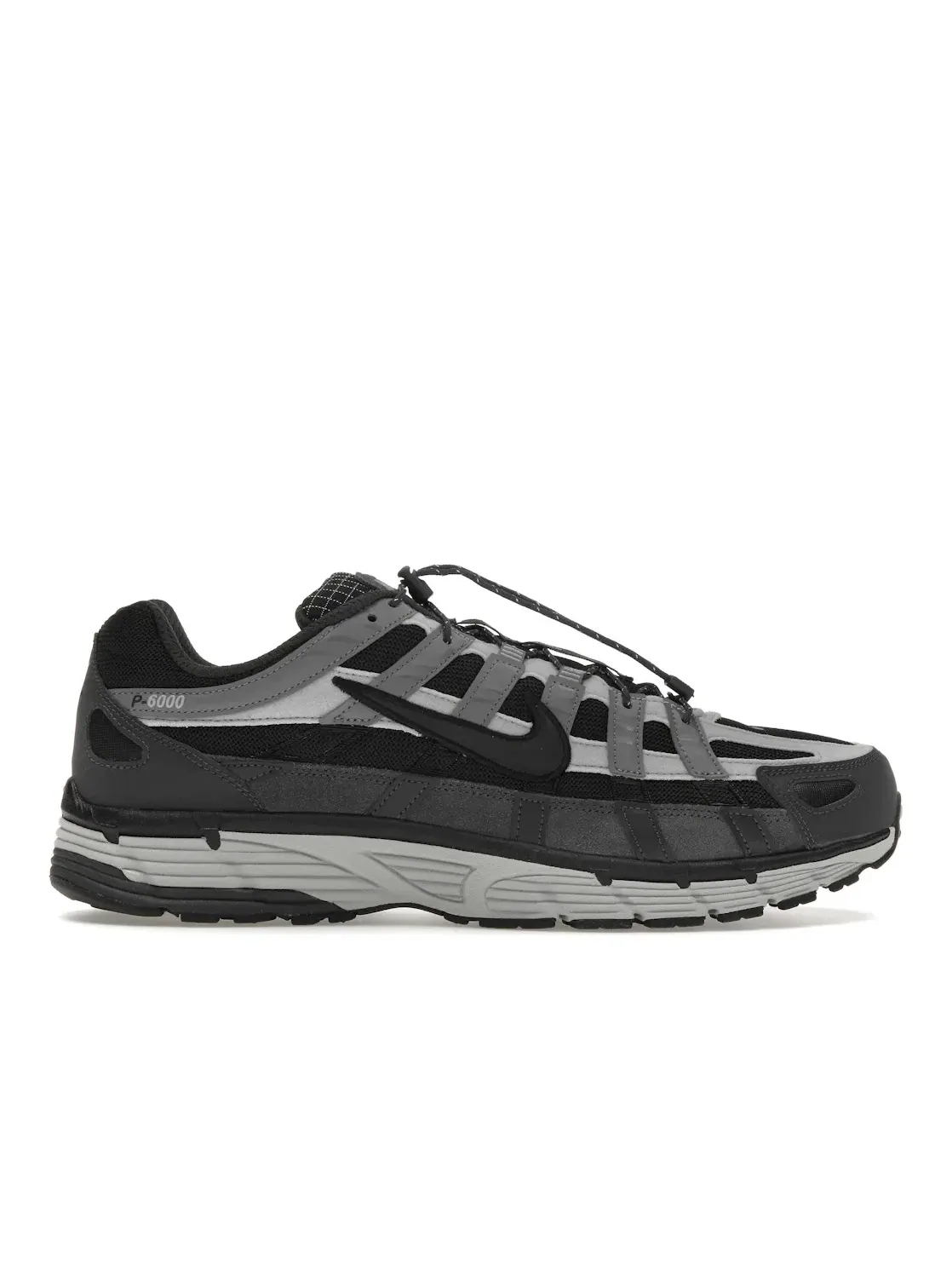 Мужские кроссовки с ретро-дизайном Nike P-6000 Nike — изображение 1 из 4, черный/серый