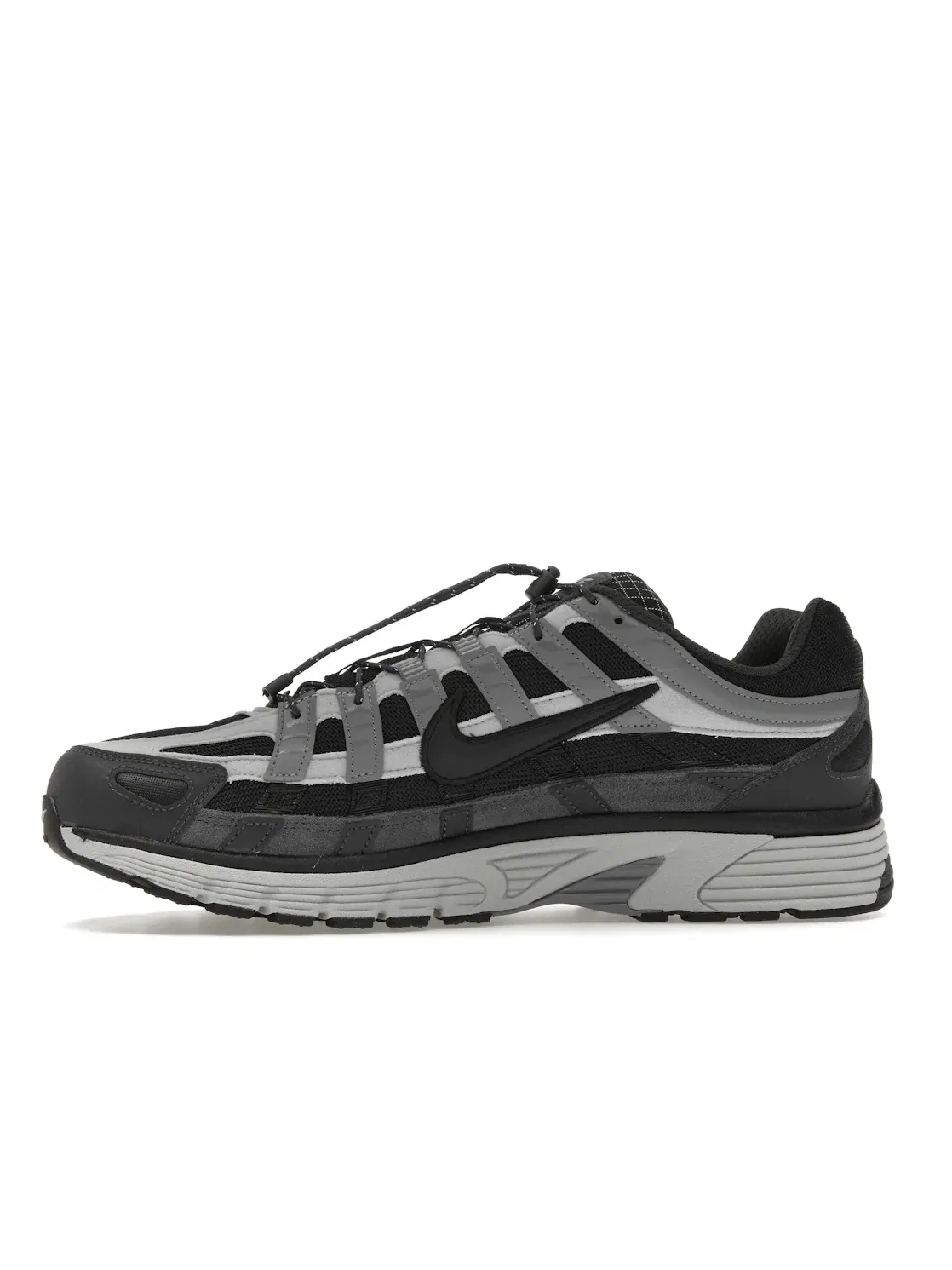 Мужские кроссовки с ретро-дизайном Nike P-6000 Nike — изображение 3 из 4, черный/серый