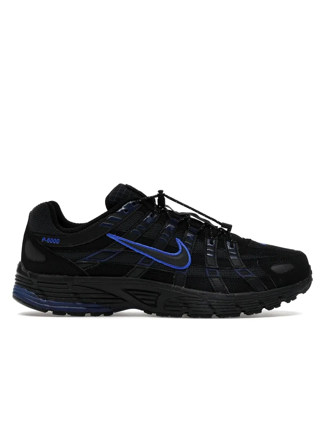 Мужские кроссовки с ретро-дизайном Nike P-6000 — изображение 1 из 4, черный//синий/синий