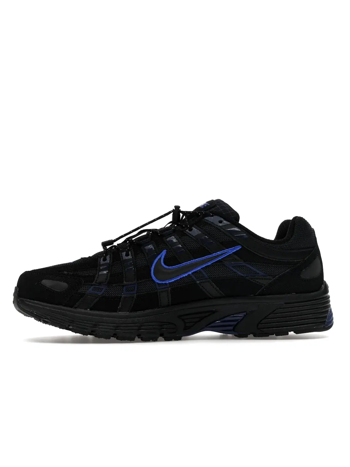 Мужские кроссовки с ретро-дизайном Nike P-6000 — изображение 3 из 4, черный//синий/синий