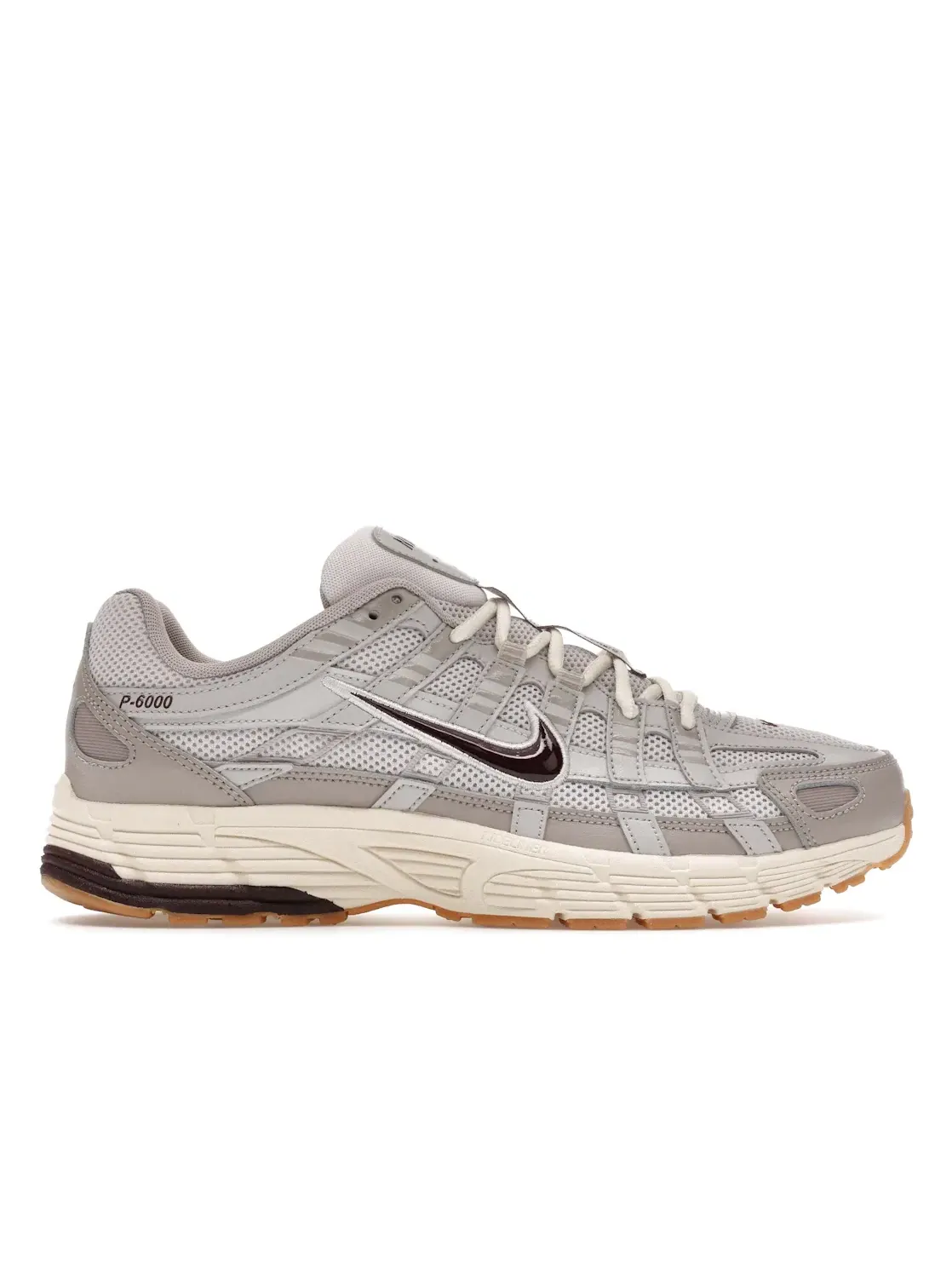 Мужские кроссовки Lifestyle Nike P-6000 — изображение 1 из 4, серый/серый//бордовый