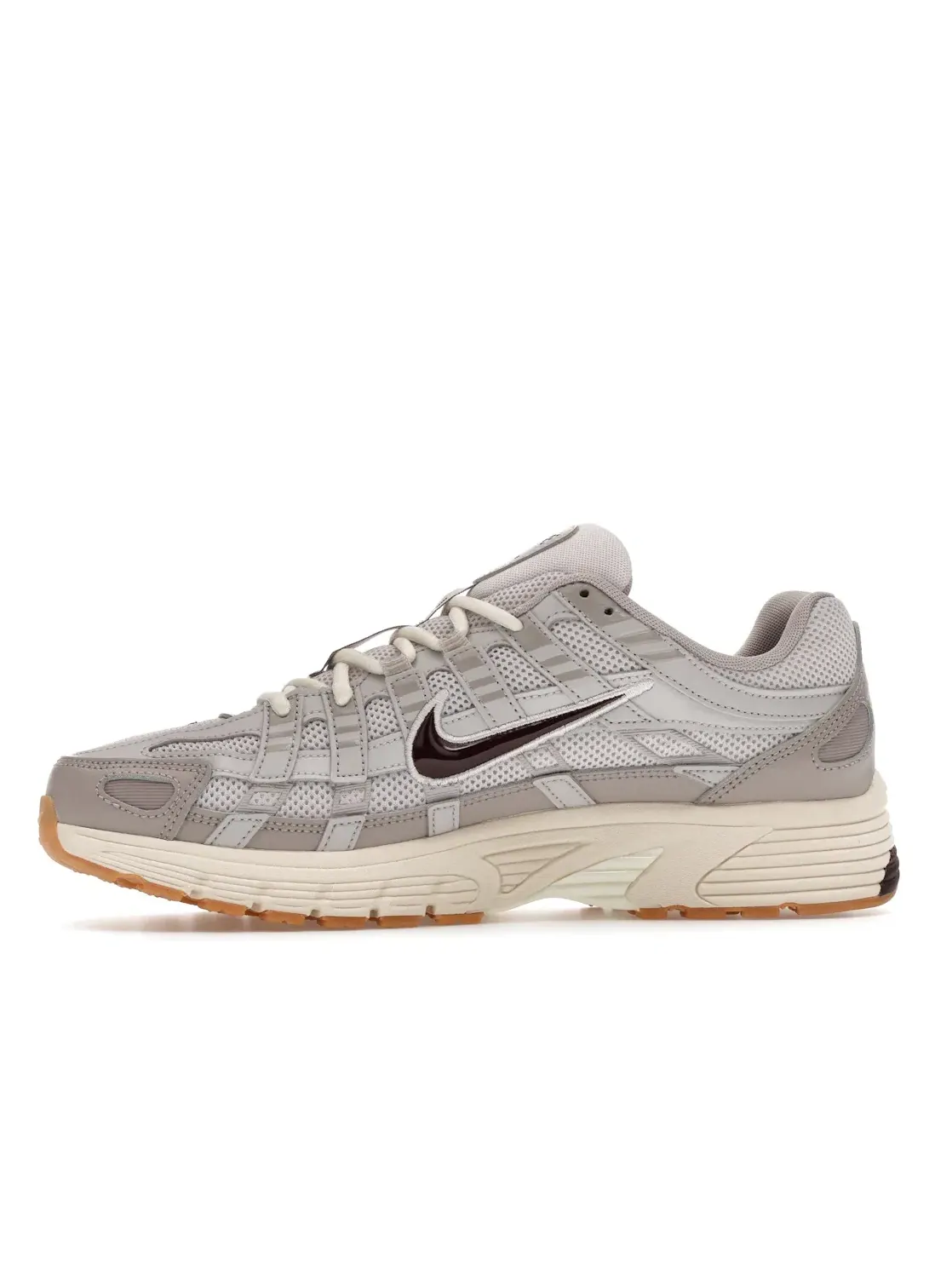 Мужские кроссовки Lifestyle Nike P-6000 — изображение 3 из 4, серый/серый//бордовый