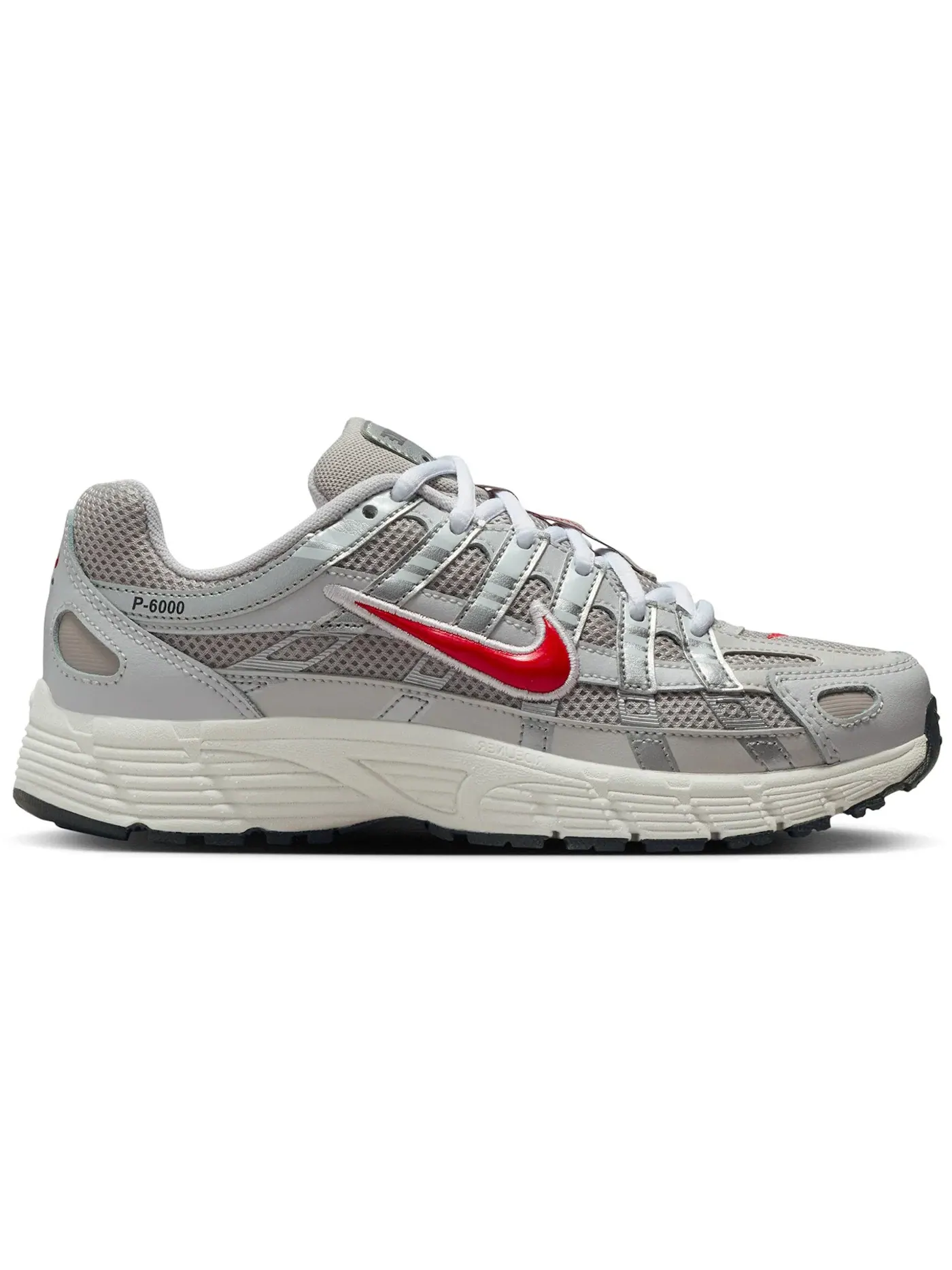 Детские кроссовки Lifestyle Nike P-6000 — изображение 1 из 1, серый/серый//красный