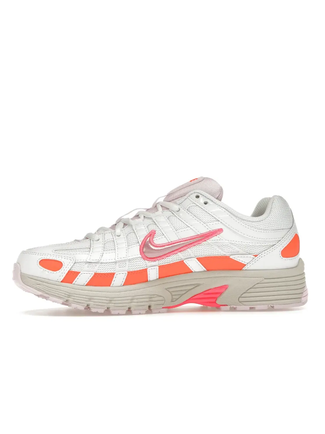 Женские кроссовки для повседневной носки Nike P-6000 Nike — изображение 3 из 4, белый/розовый