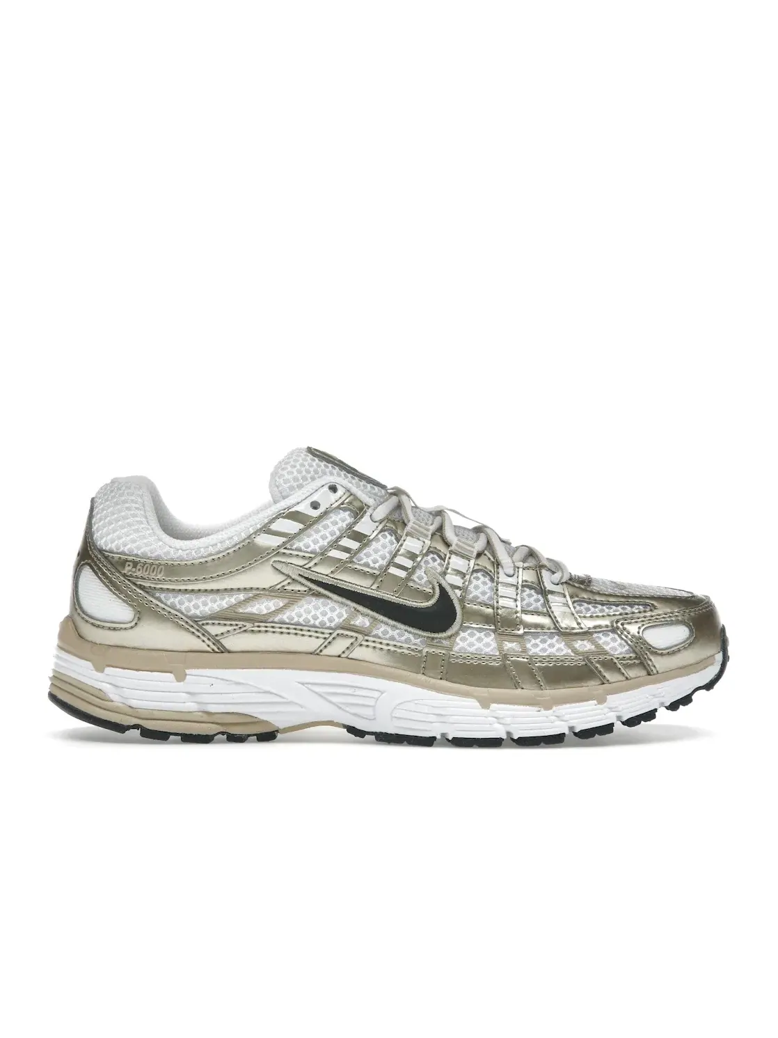 Женские кроссовки Lifestyle с золотыми акцентами Nike P-6000 — изображение 1 из 4