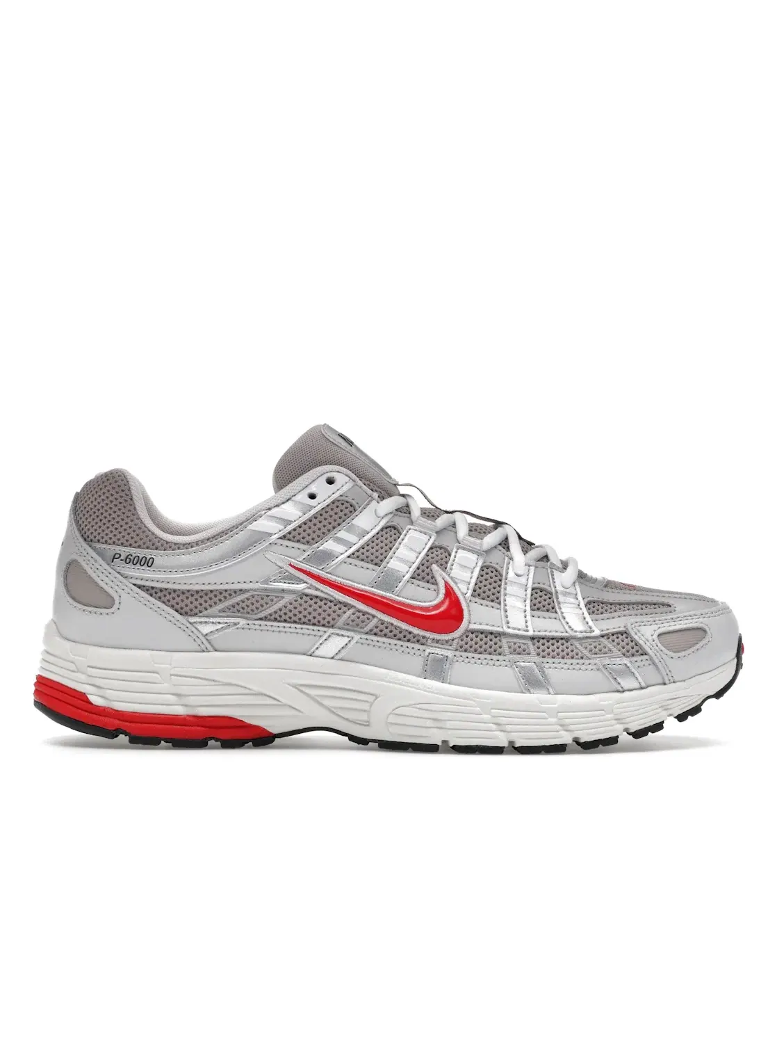 Мужские кроссовки Lifestyle Nike P-6000 — изображение 1 из 4, серый красный белый