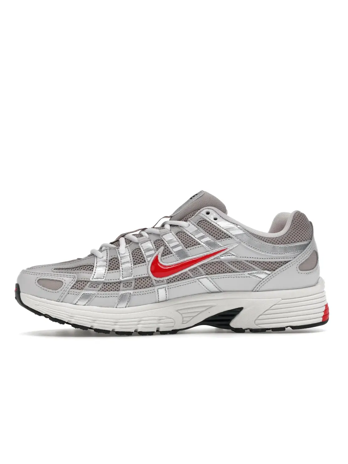 Мужские кроссовки Lifestyle Nike P-6000 — изображение 3 из 4, серый красный белый