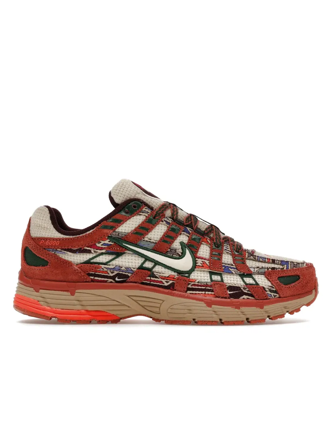 Мужские кроссовки Lifestyle Nike P-6000 — изображение 1 из 4, бордовый/оранжевый