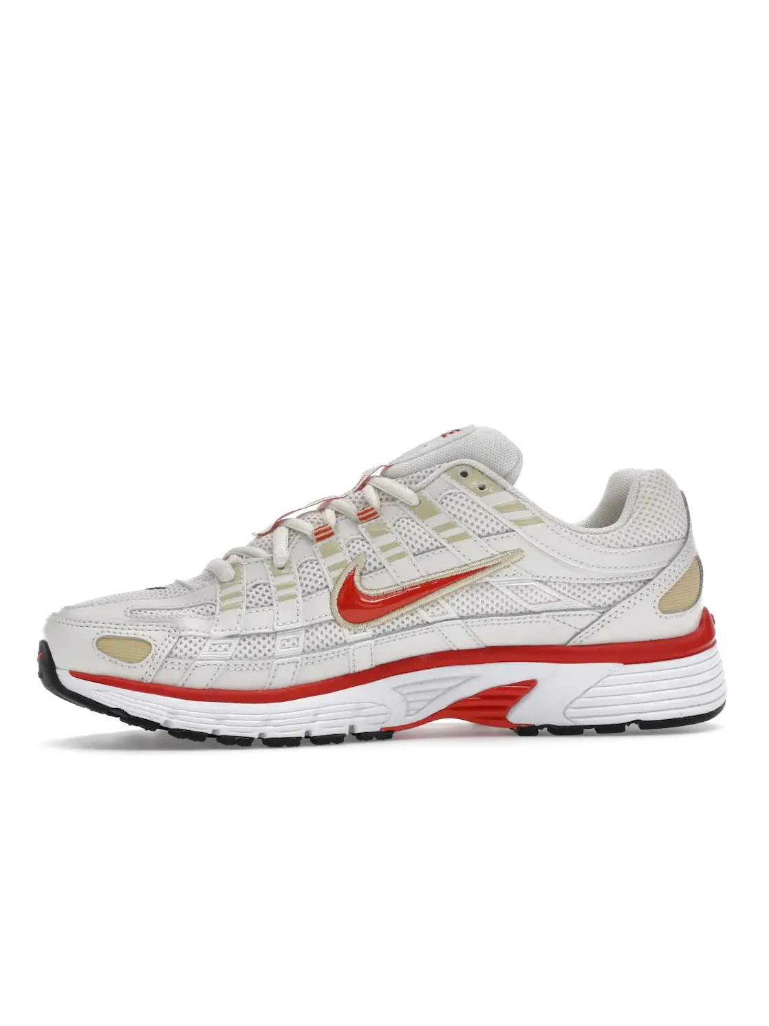 Мужские кроссовки для бега с ретро-дизайном Nike P-6000 — изображение 3 из 4, красный белый черный