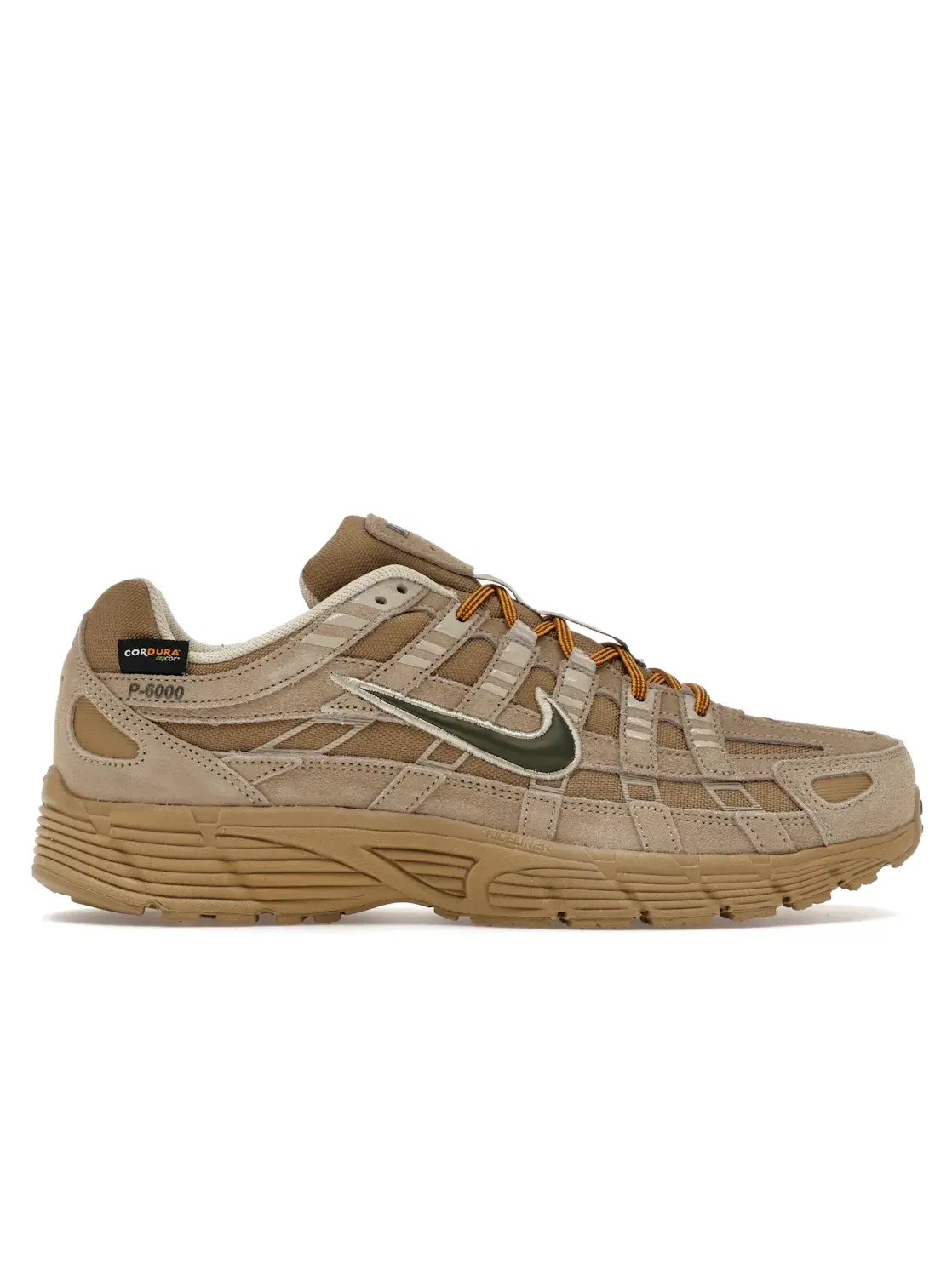 Мужские кроссовки ретро-беговые с Cordura Nike P-6000 Premium Cordura — изображение 1 из 4, хаки/светлый хаки/хаки
