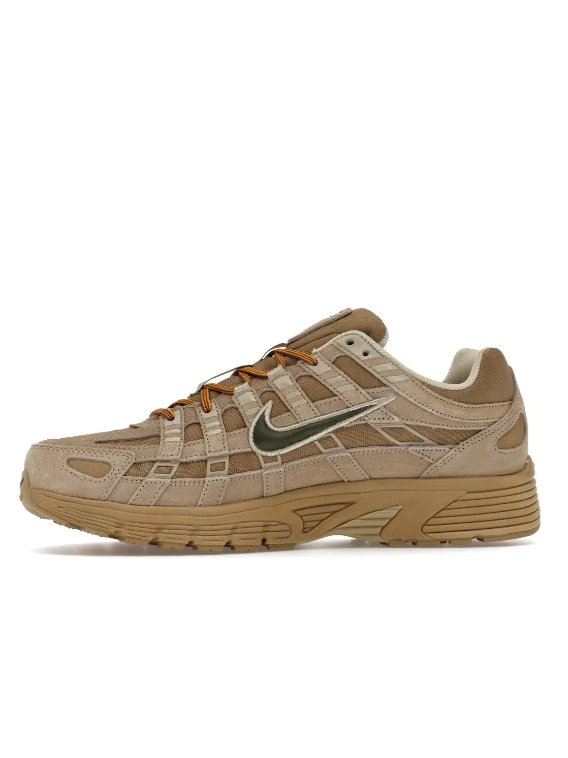Мужские кроссовки ретро-беговые с Cordura Nike P-6000 Premium Cordura — изображение 3 из 4, хаки/светлый хаки/хаки