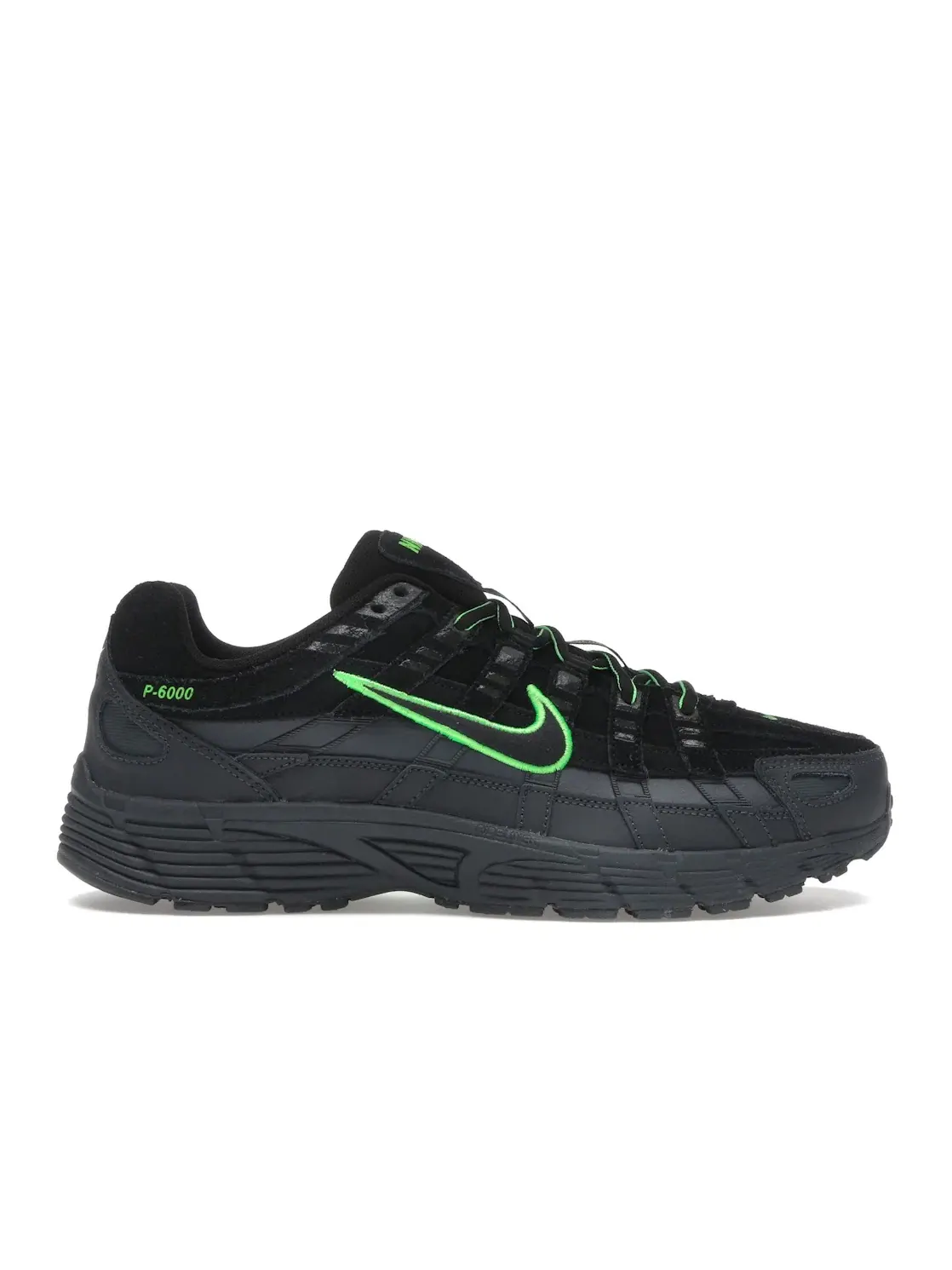 Мужские кроссовки Lifestyle Nike P-6000 PRM — изображение 1 из 4, черный/зеленый