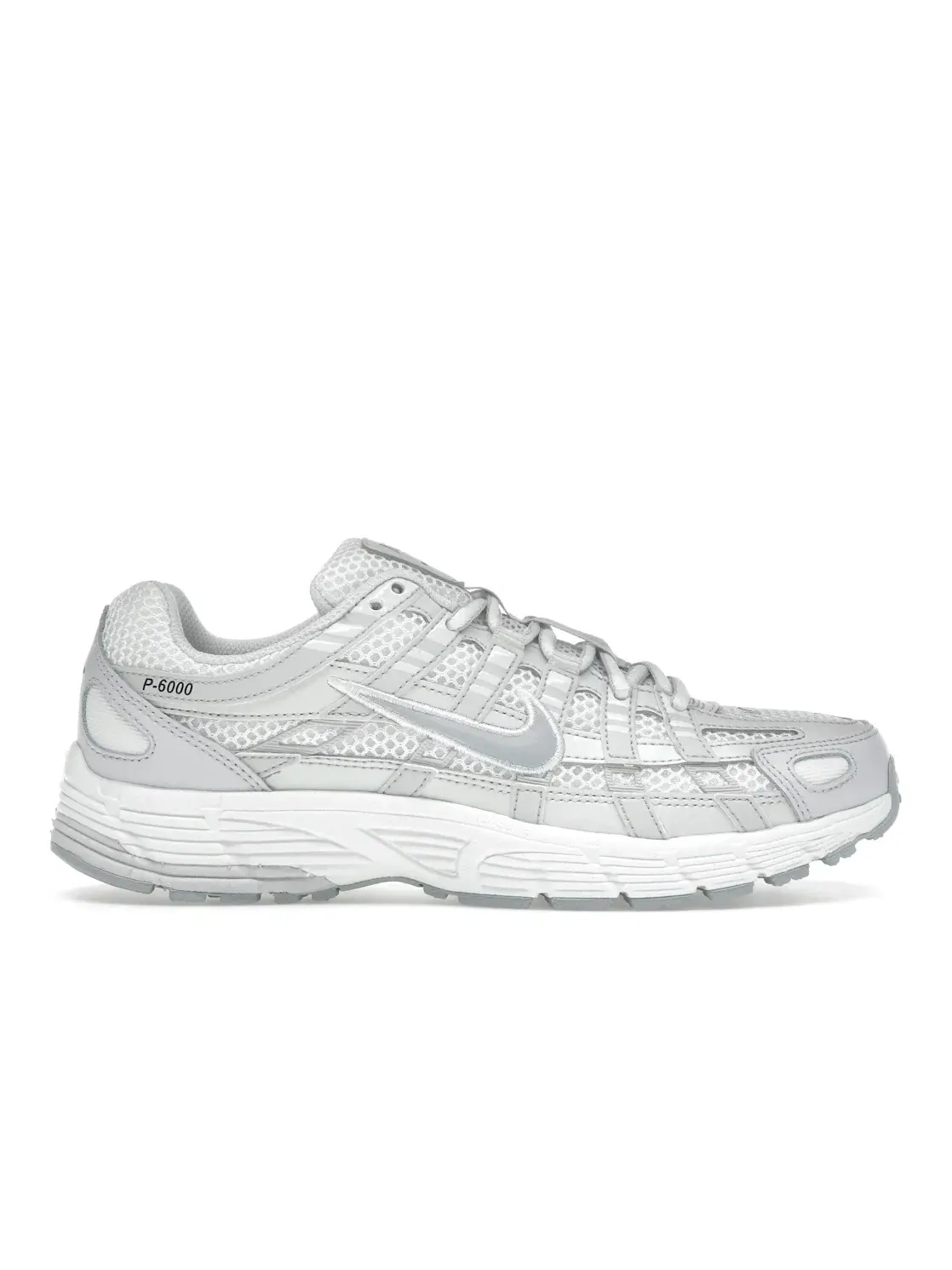 Женские кроссовки с сетчатым верхом Nike P-6000 SE — изображение 1 из 4, белый серый серый