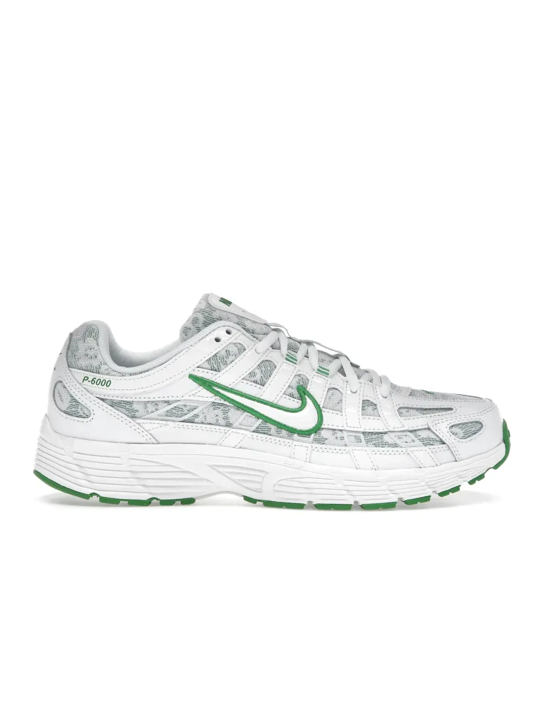 Женские кроссовки Lifestyle Nike P-6000 — изображение 1 из 4, белый зеленый белый