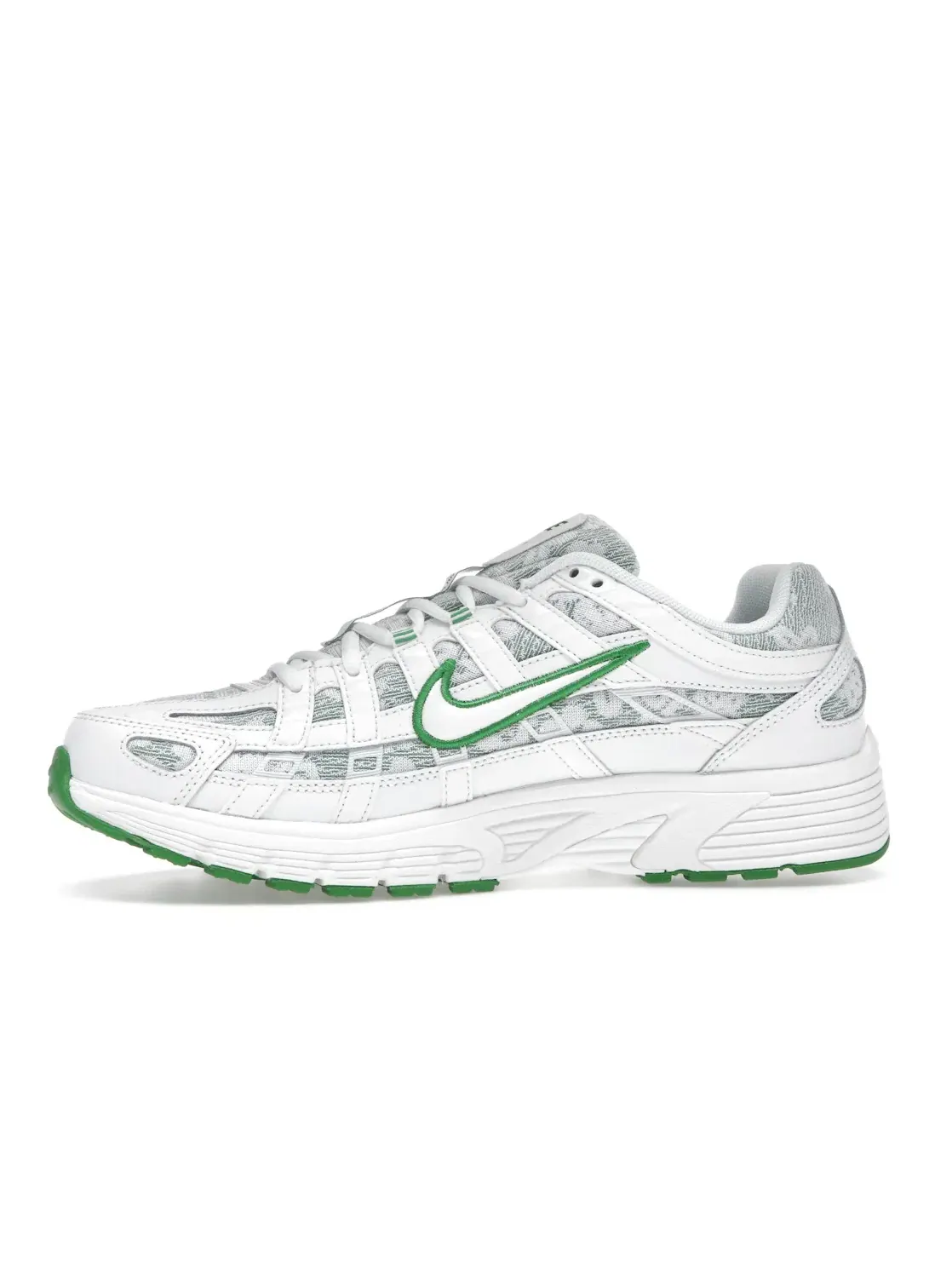 Женские кроссовки Lifestyle Nike P-6000 — изображение 3 из 4, белый зеленый белый
