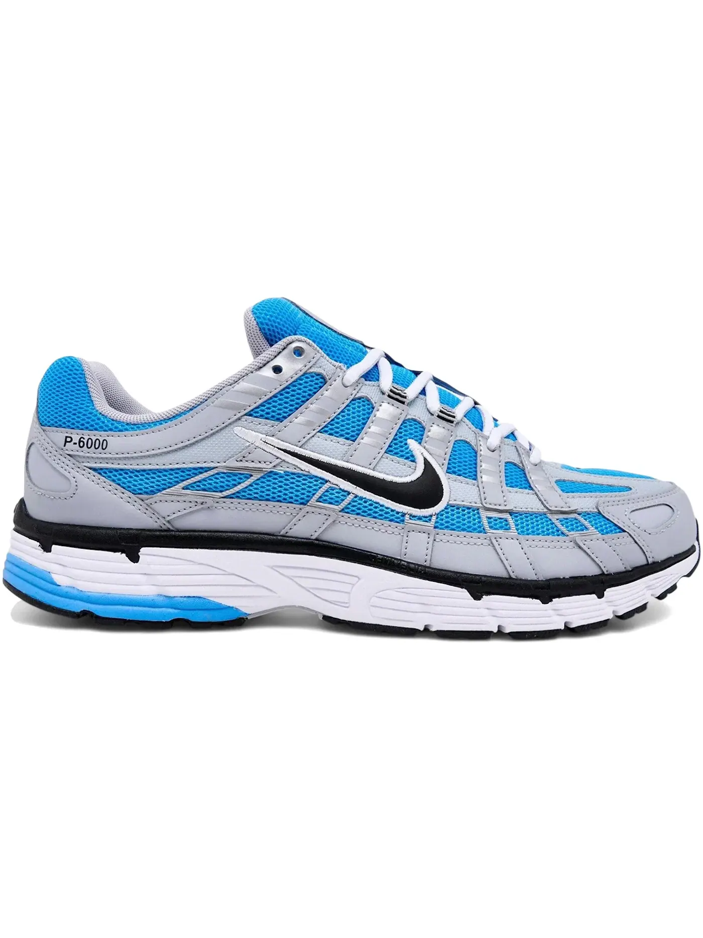 Мужские кроссовки Lifestyle Nike P-6000 — изображение 1 из 1, серый/синий/черный/белый