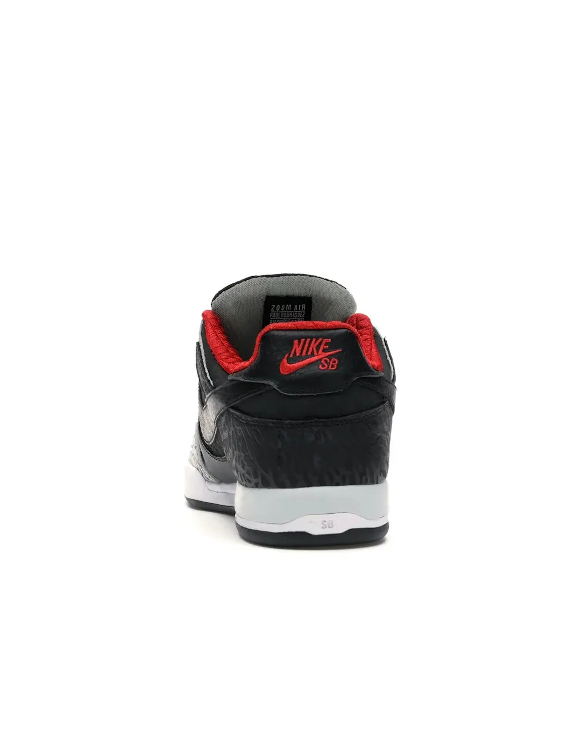 Мужские кроссовки для скейтбординга Nike Paul Rodriguez 2 Zoom Air Nike — изображение 4 из 4, серый/черный