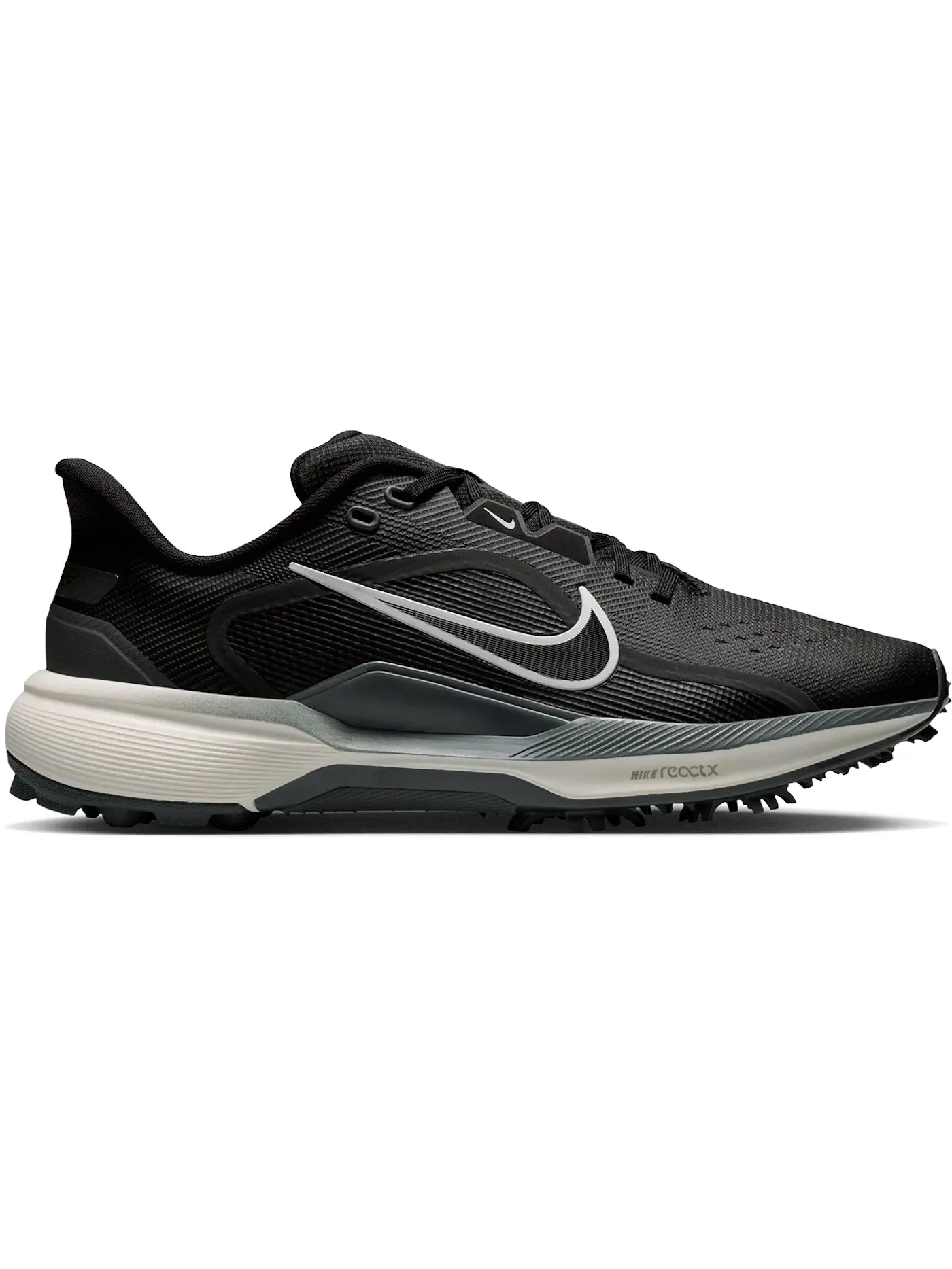 Мужские гольф-кроссовки с длинным шнурованием Nike Pegasus 1 Golf — изображение 1 из 1, черный//белый