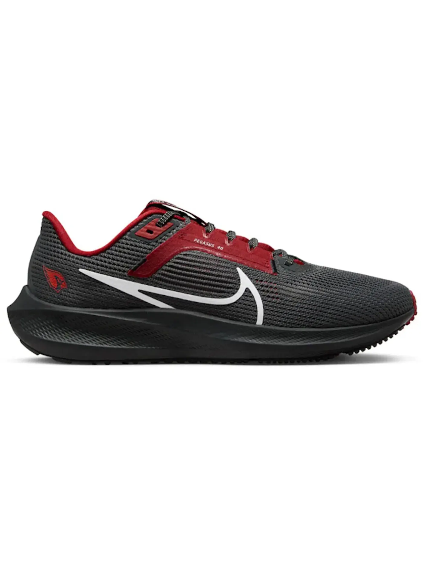 Мужские кроссовки для бега с амортизацией Nike Pegasus 40 Nike — изображение 1 из 1, красный/черный/белый