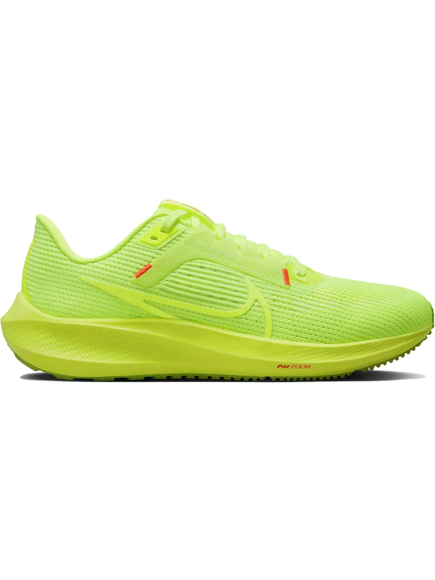 Женские кроссовки для бега с амортизацией Nike Pegasus 40 Nike, Volt/Barely Volt/Bright Crimson/Volt — изображение 1 из 1