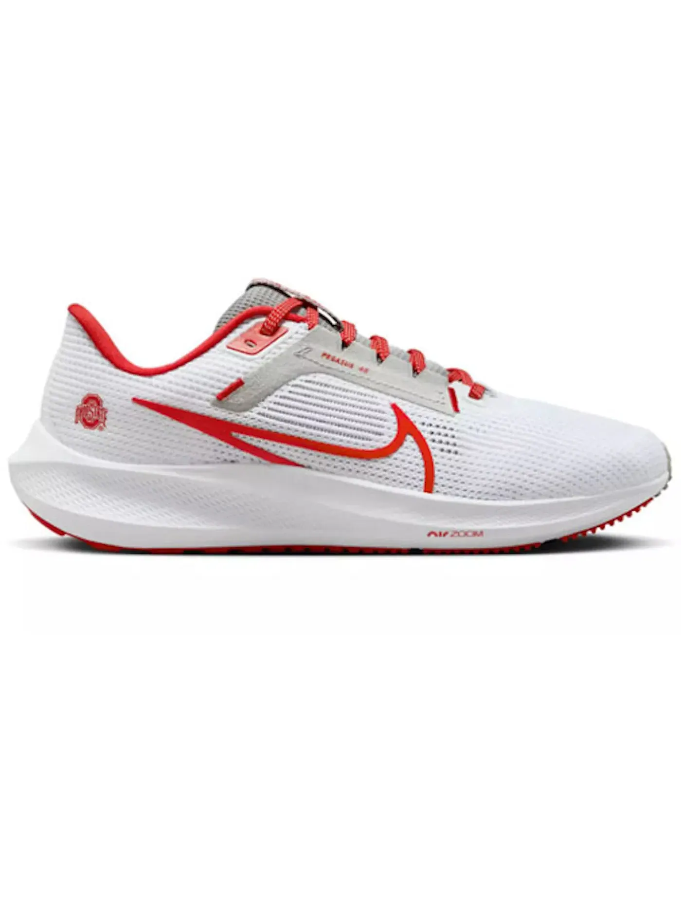 Мужские кроссовки для бега Nike Pegasus 40 Nike — изображение 1 из 1, белый/серый/красный