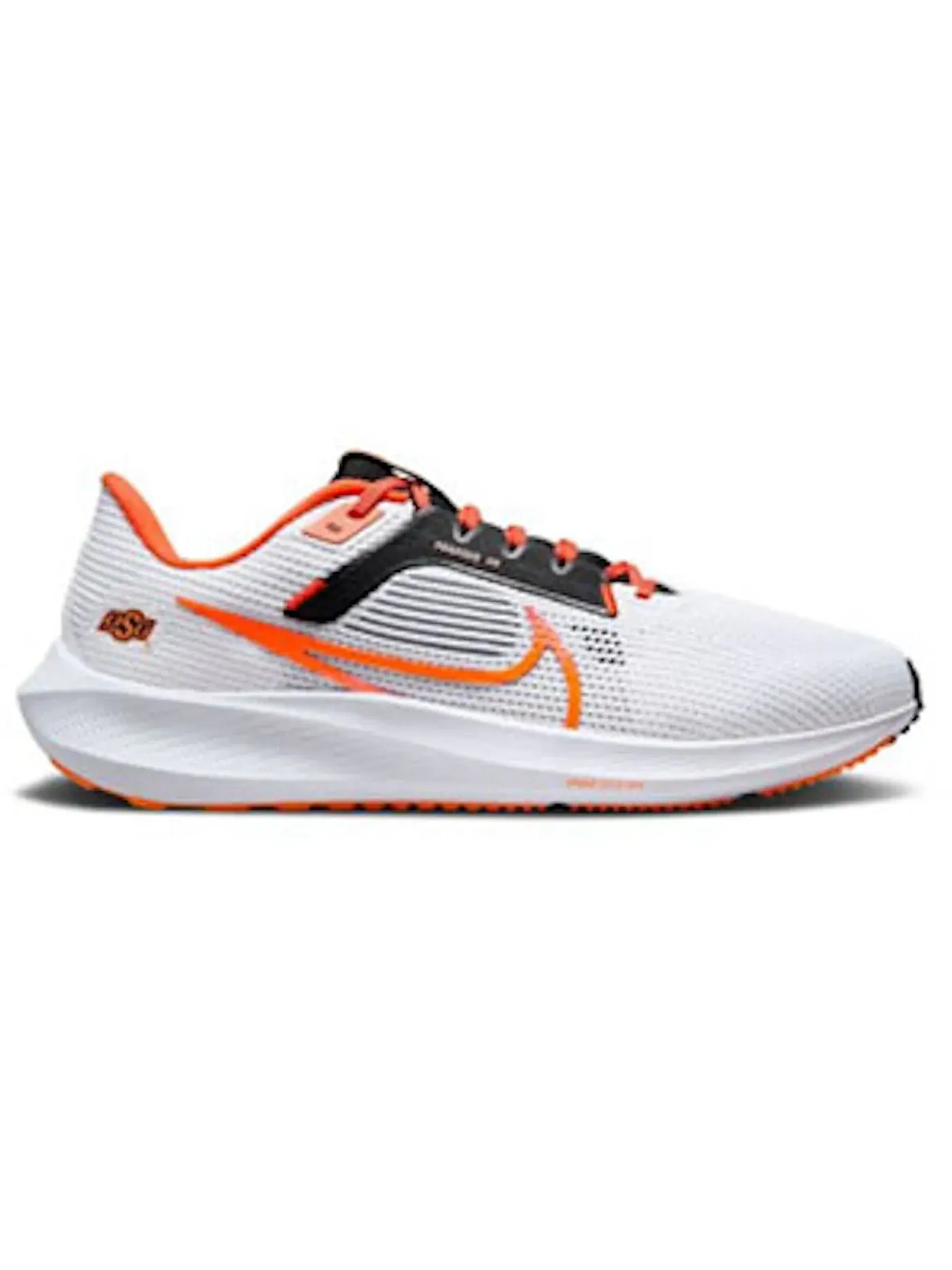 Мужские кроссовки для бега Nike Pegasus 40 Nike — изображение 1 из 1, белый/черный/оранжевый