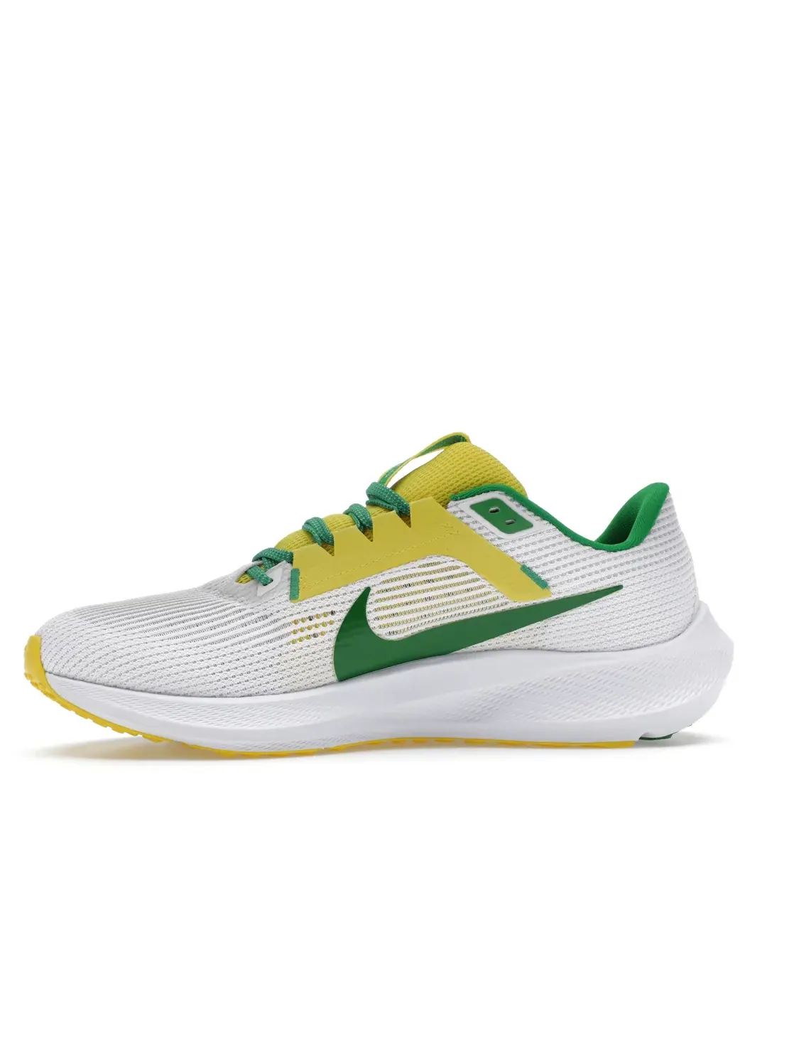 Мужские кроссовки для бега Nike Pegasus 40 — изображение 3 из 4, белый/желтый/зеленый