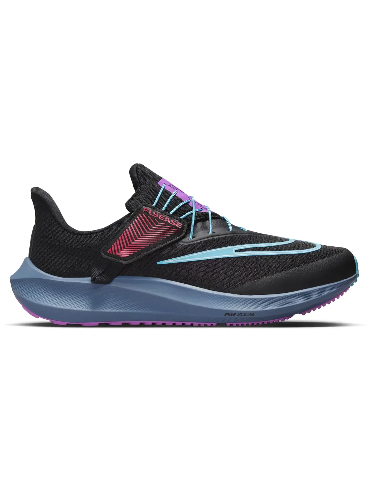 Мужские кроссовки для бега с системой Flyease Nike Pegasus Flyease SE — изображение 1 из 4, черный/зеленый//синий