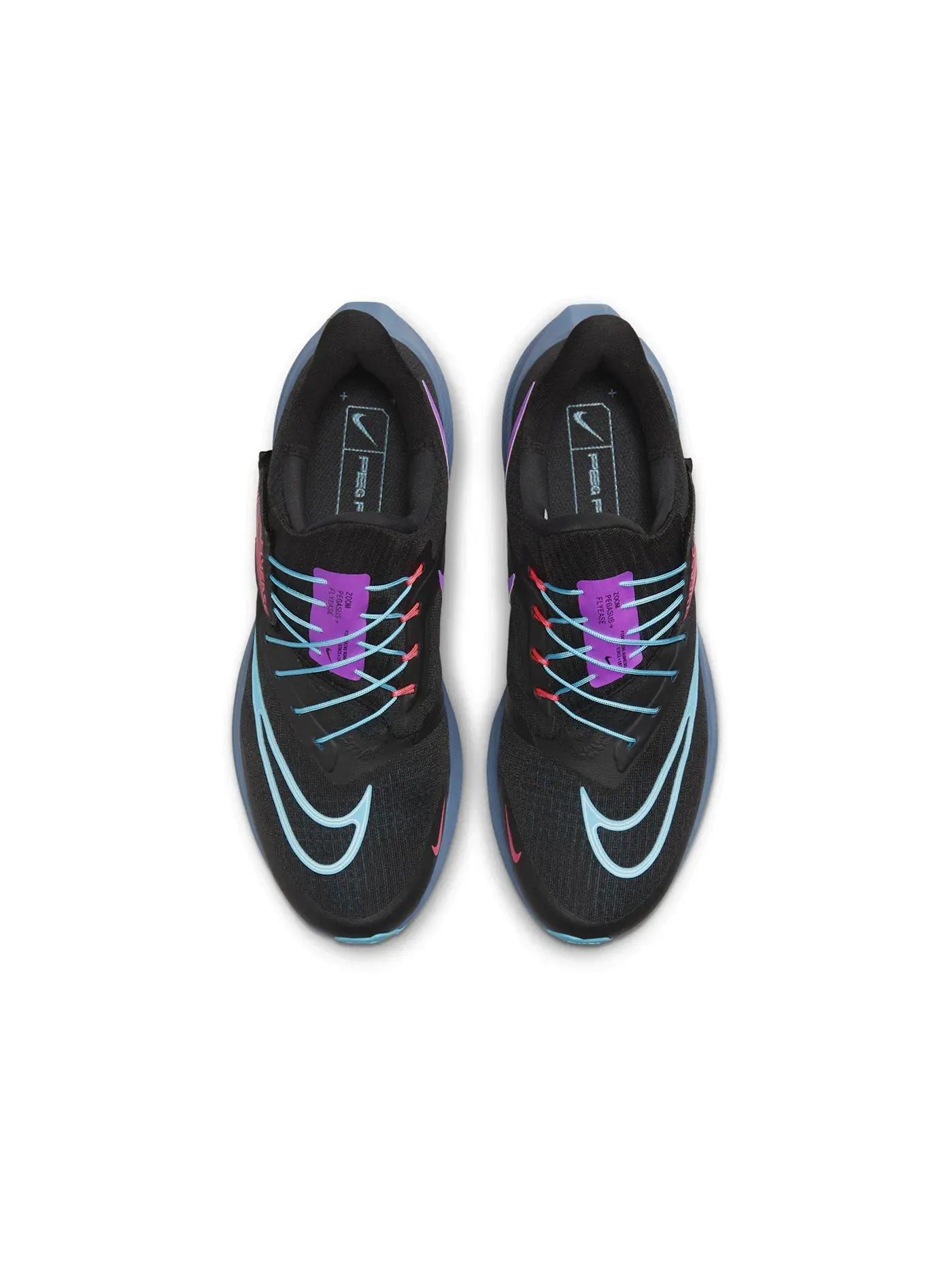 Мужские кроссовки для бега с системой Flyease Nike Pegasus Flyease SE — изображение 3 из 4, черный/зеленый//синий