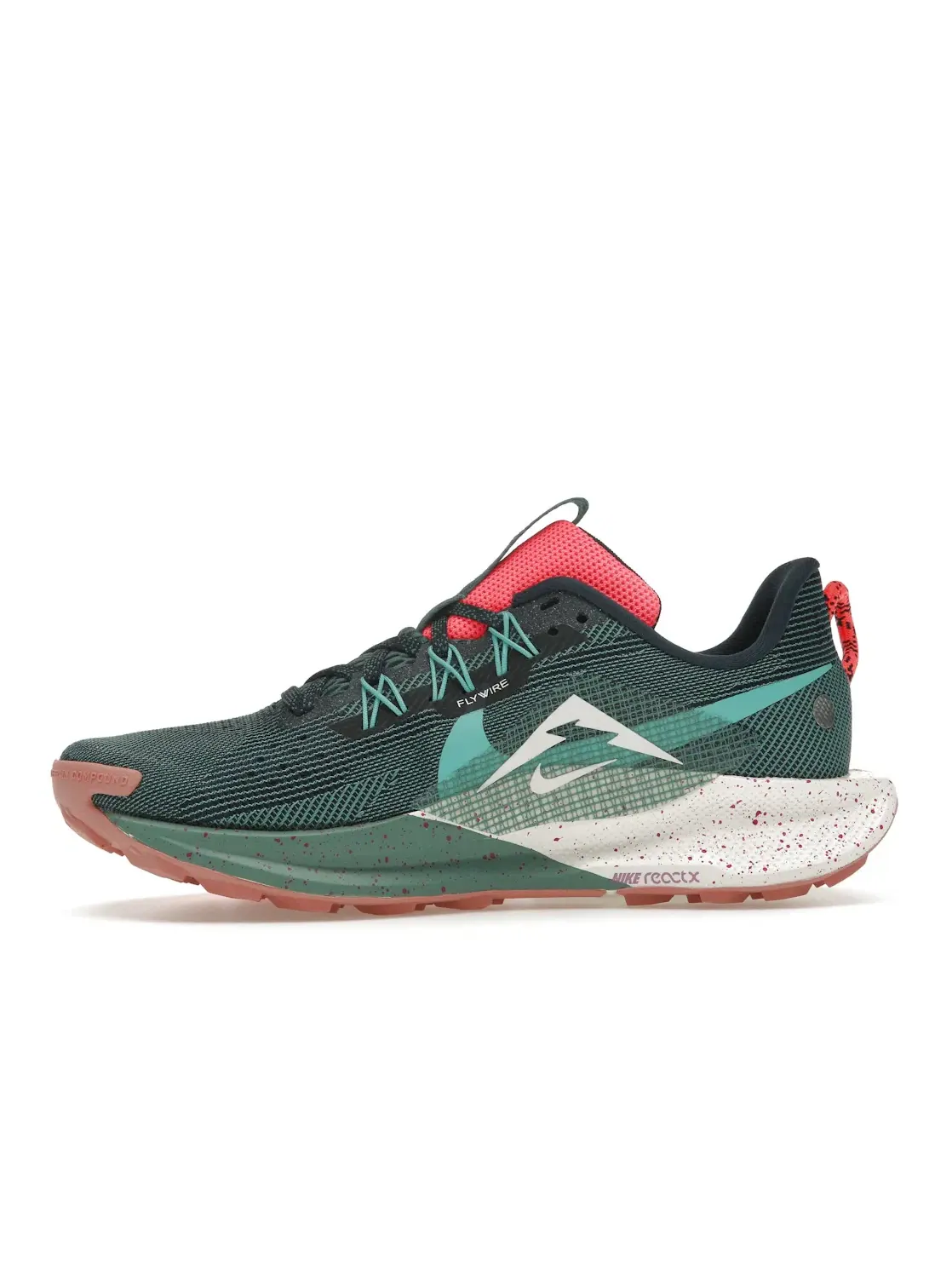 Женские кроссовки для бега с амортизацией Nike Pegasus Trail 5 — изображение 3 из 4, темно-синий зеленый