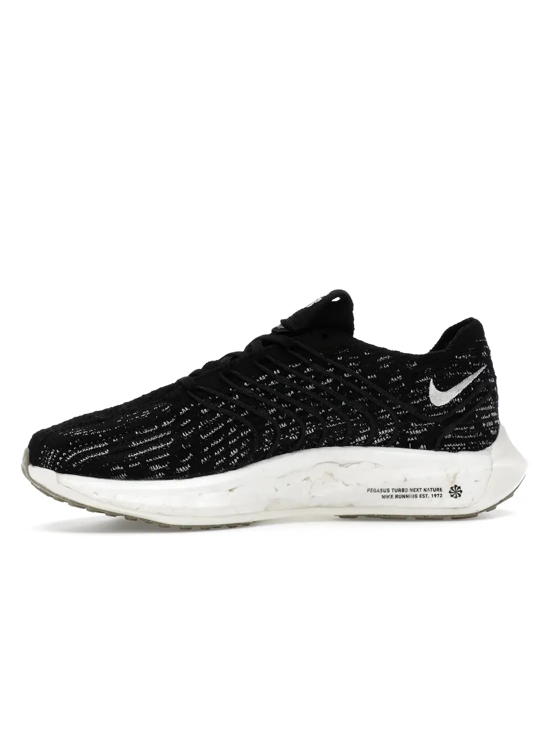 Женские кроссовки для бега Nike Pegasus Turbo Next Nature Nike — изображение 3 из 4, черный/-черный