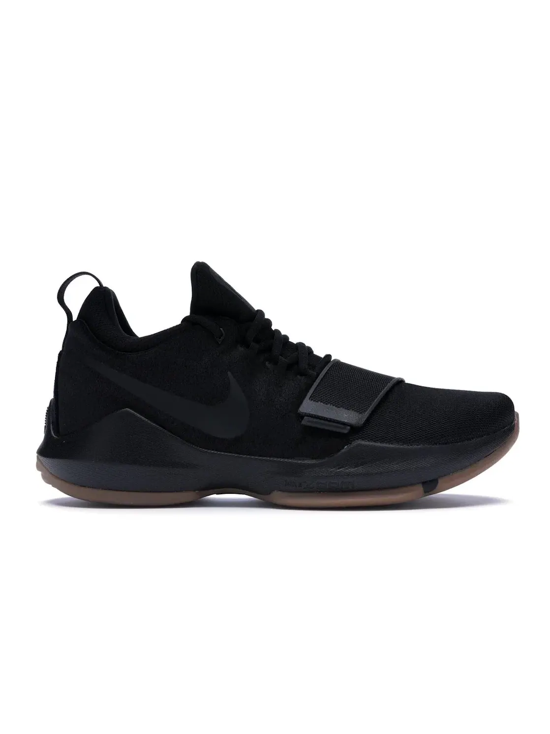 Мужские кроссовки для баскетбола с фиксацией Nike PG 1 — изображение 1 из 4, черный/черный--серый