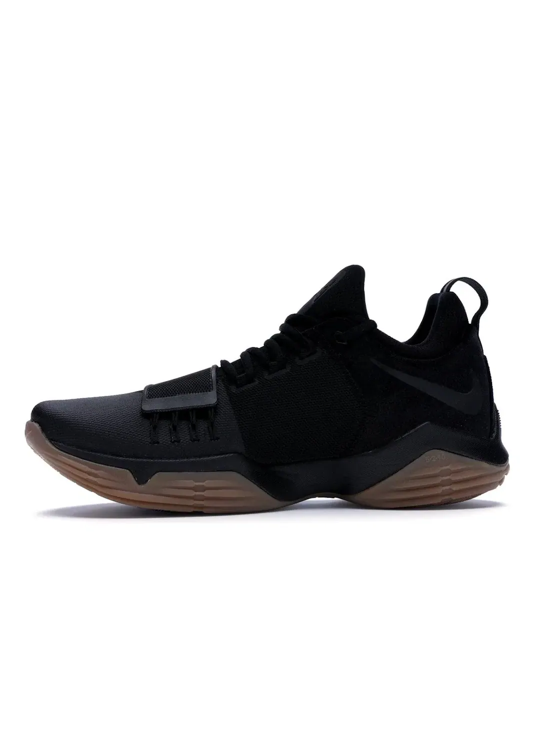 Мужские кроссовки для баскетбола с фиксацией Nike PG 1 — изображение 3 из 4, черный/черный--серый