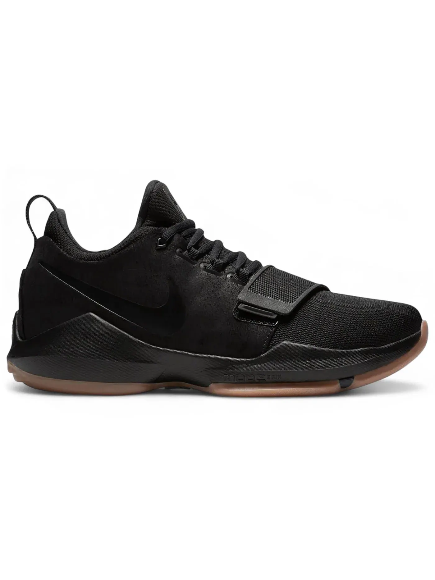 Мужские кроссовки для баскетбола Nike PG 1 — изображение 1 из 1, черный/черный//серый