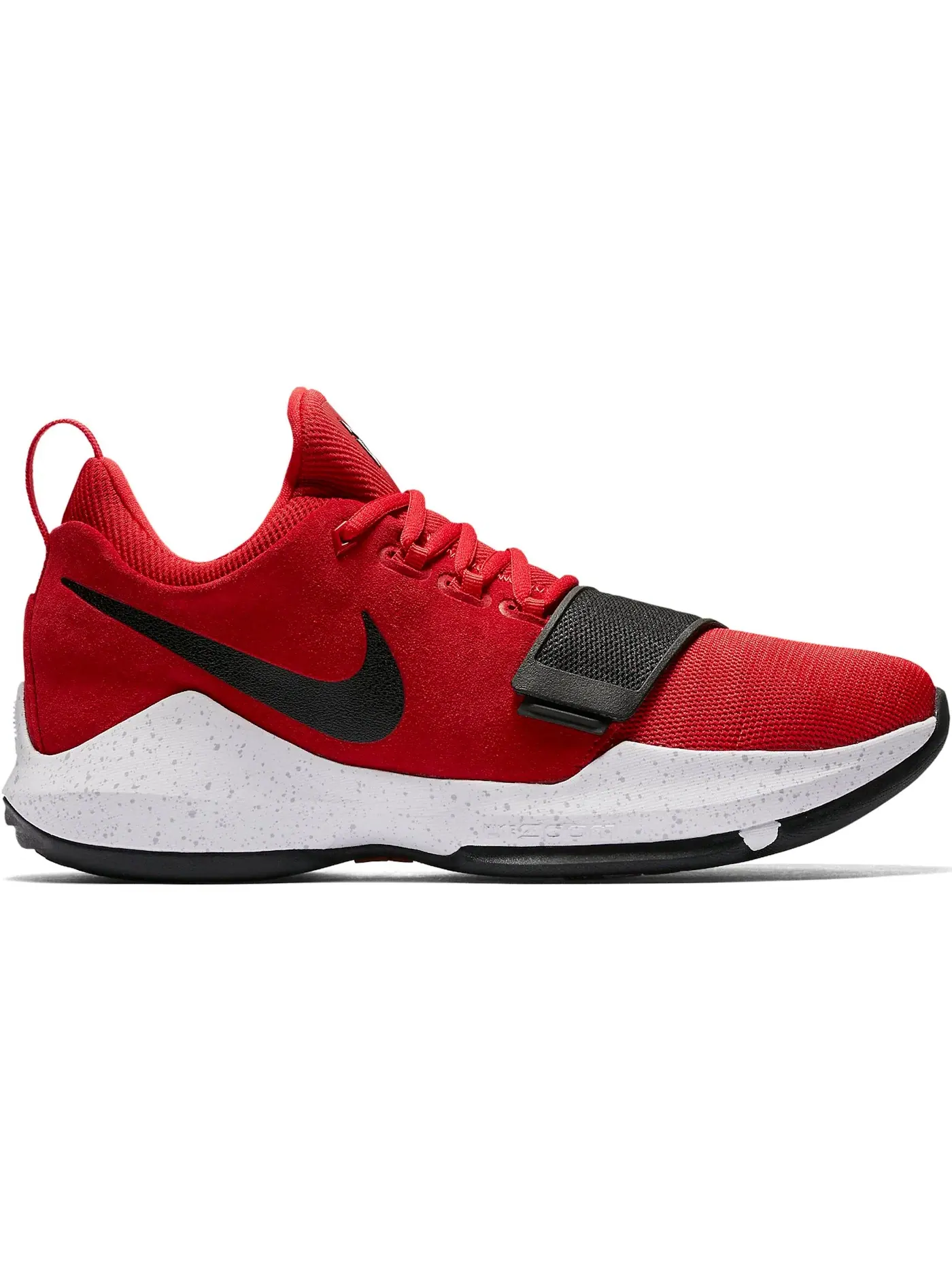 Мужские кроссовки для баскетбола с верхом из замши Nike PG 1 — изображение 1 из 1, красный/белый-черный