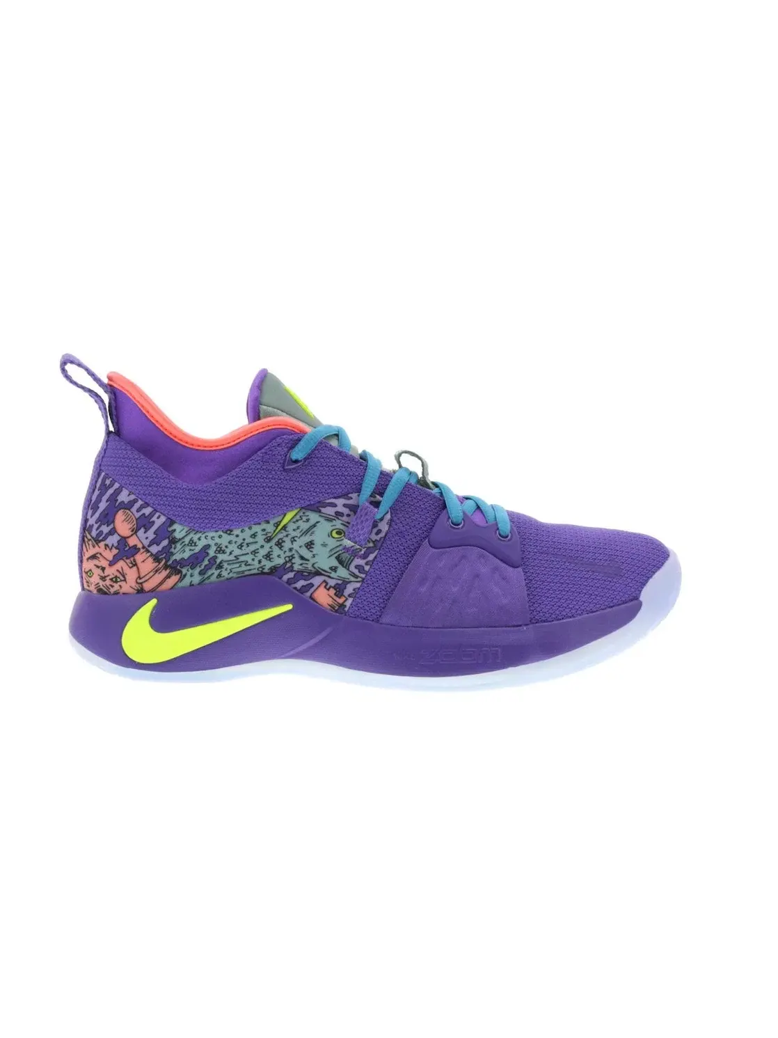 Мужские кроссовки баскетбольные Nike PG 2 Mamba Mentality — изображение 1 из 4, фиолетовый
