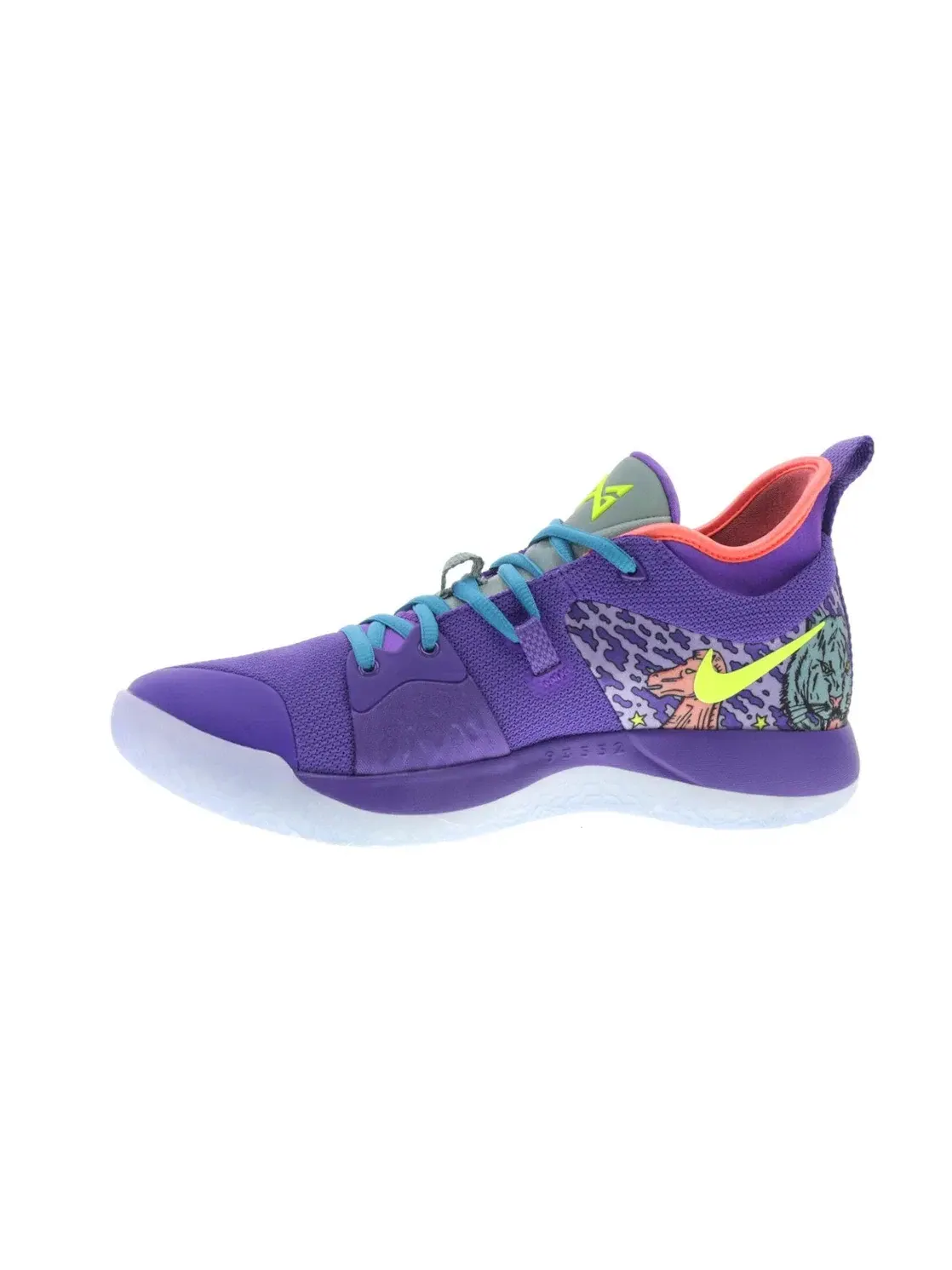 Мужские кроссовки баскетбольные Nike PG 2 Mamba Mentality — изображение 3 из 4, фиолетовый