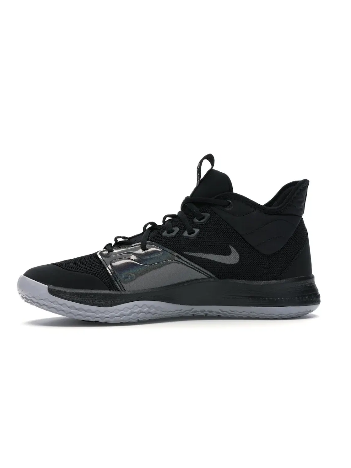 Мужские баскетбольные кроссовки с амортизацией Nike PG 3 — изображение 3 из 4, черный/черный