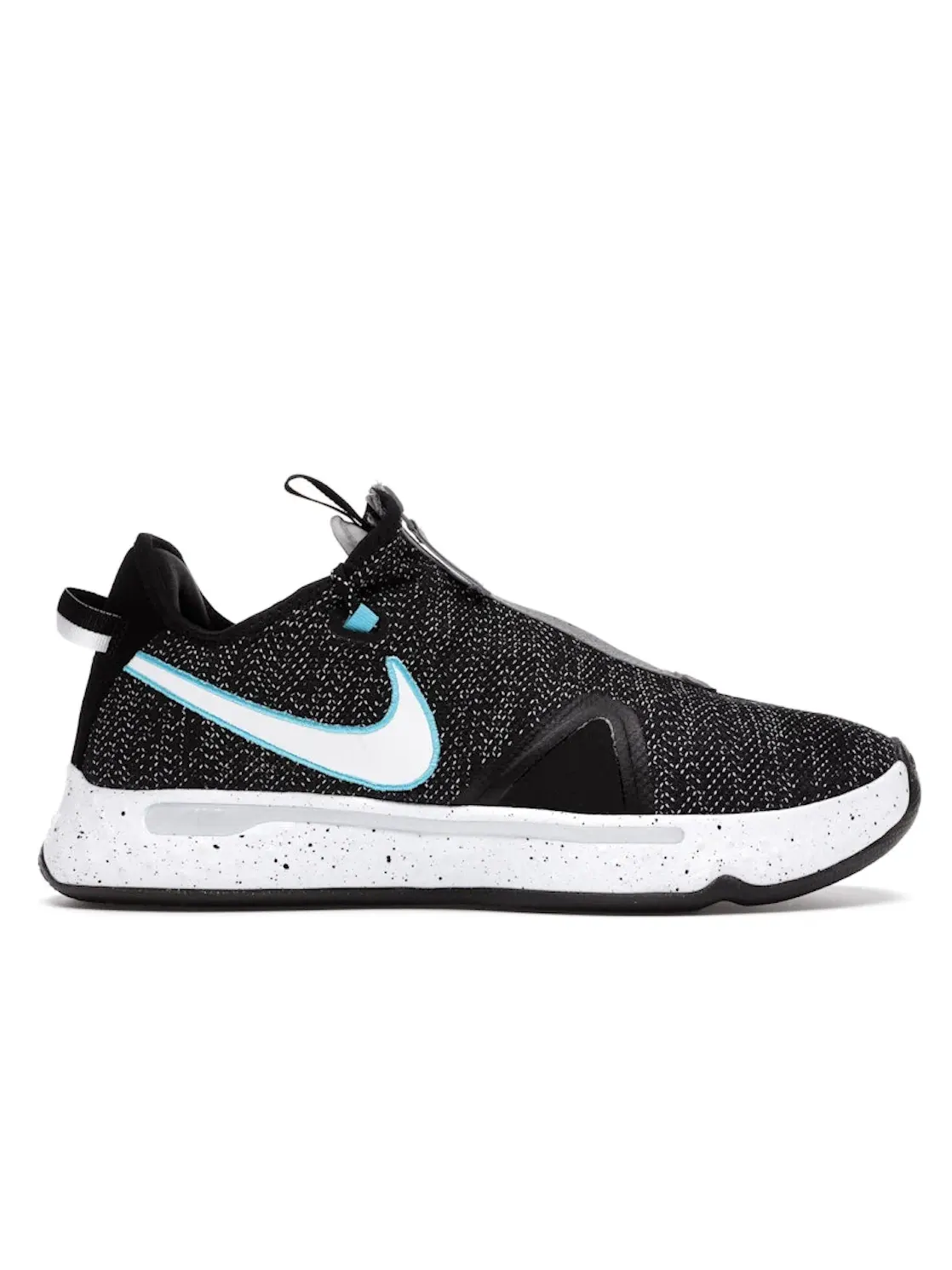 Мужские кроссовки для баскетбола Nike PG 4 — изображение 1 из 4, черный/белый-серый-синий