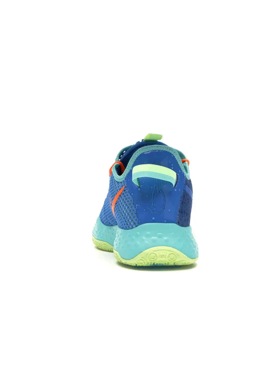Мужские кроссовки для баскетбола с принтом Nike PG 4 Nike — изображение 4 из 4, синий/-оранжевый-синий
