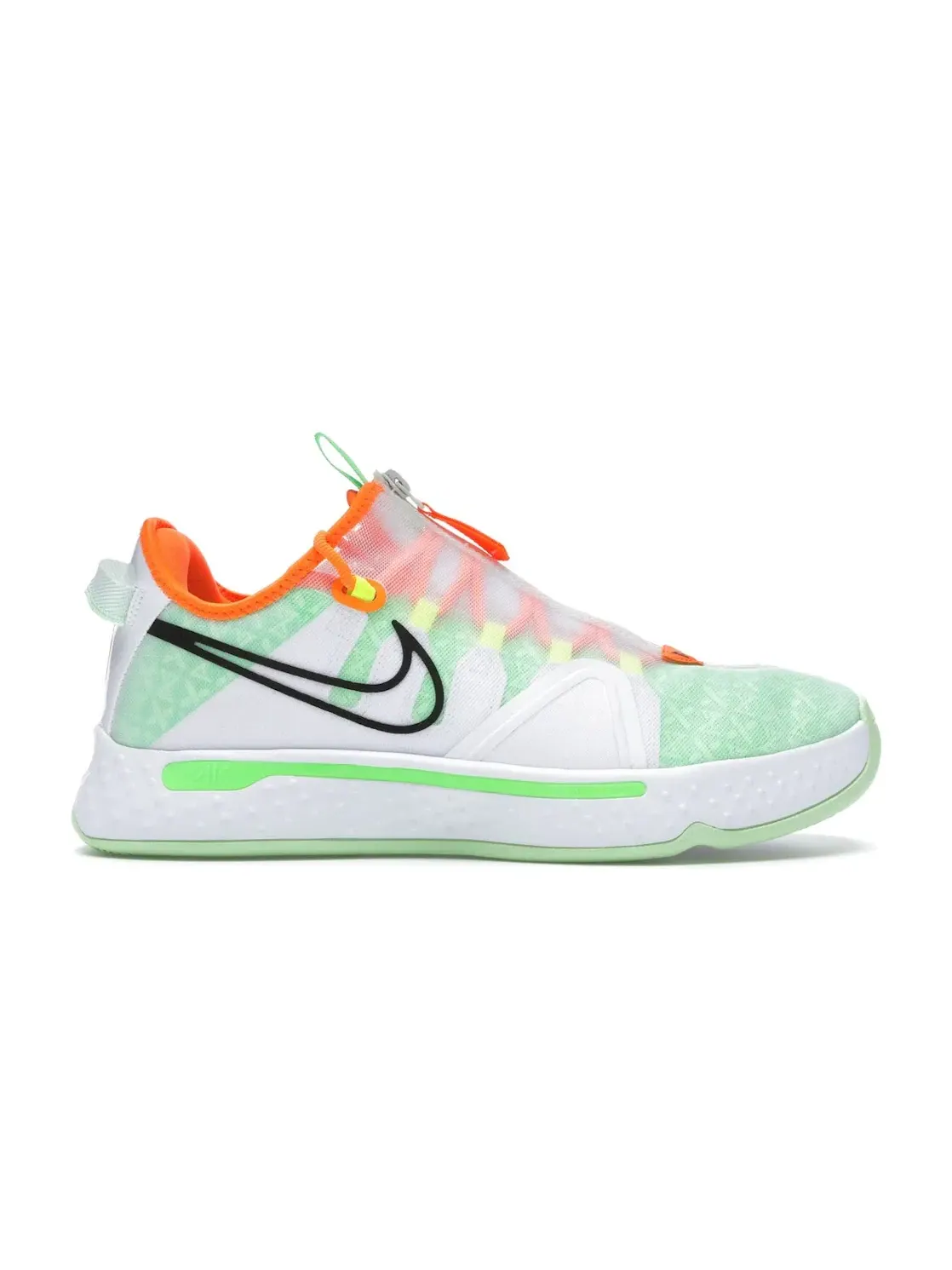 Мужские кроссовки для баскетбола Nike PG 4 — изображение 1 из 4, белый/черный--оранжевый