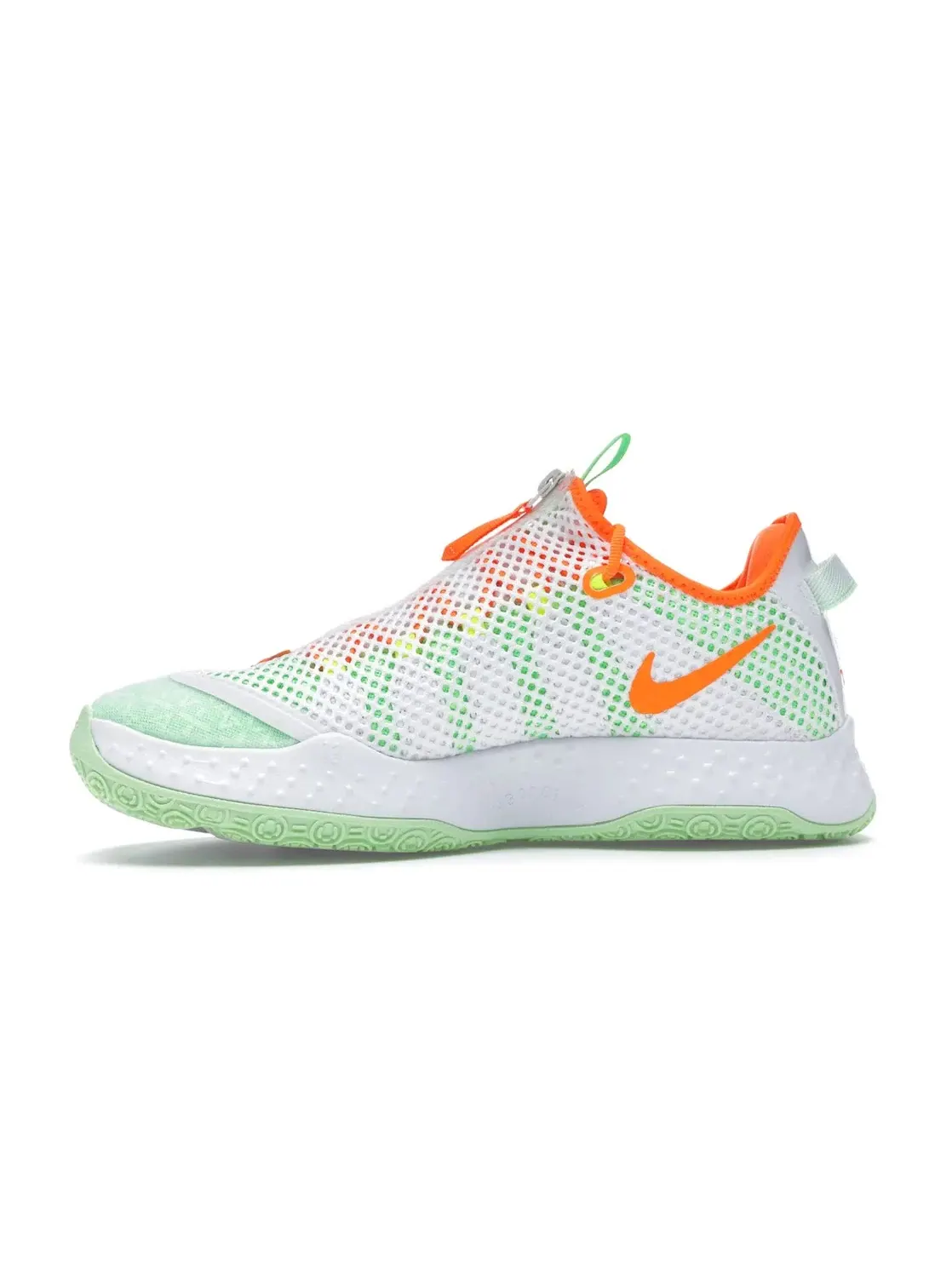 Мужские кроссовки для баскетбола Nike PG 4 — изображение 3 из 4, белый/черный--оранжевый