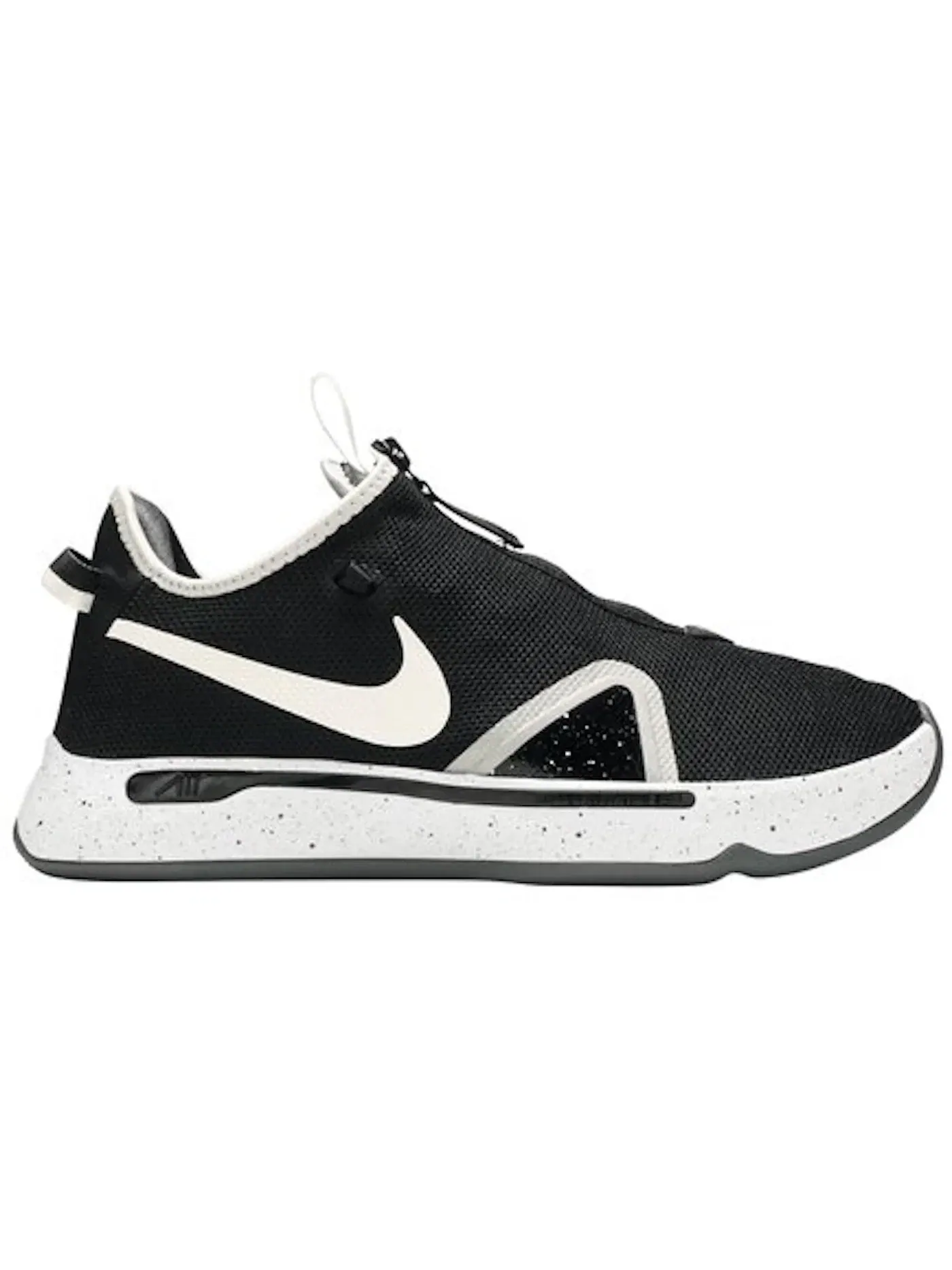 Мужские кроссовки для баскетбола Nike PG 4 — изображение 1 из 1, черный/платиновый-белый