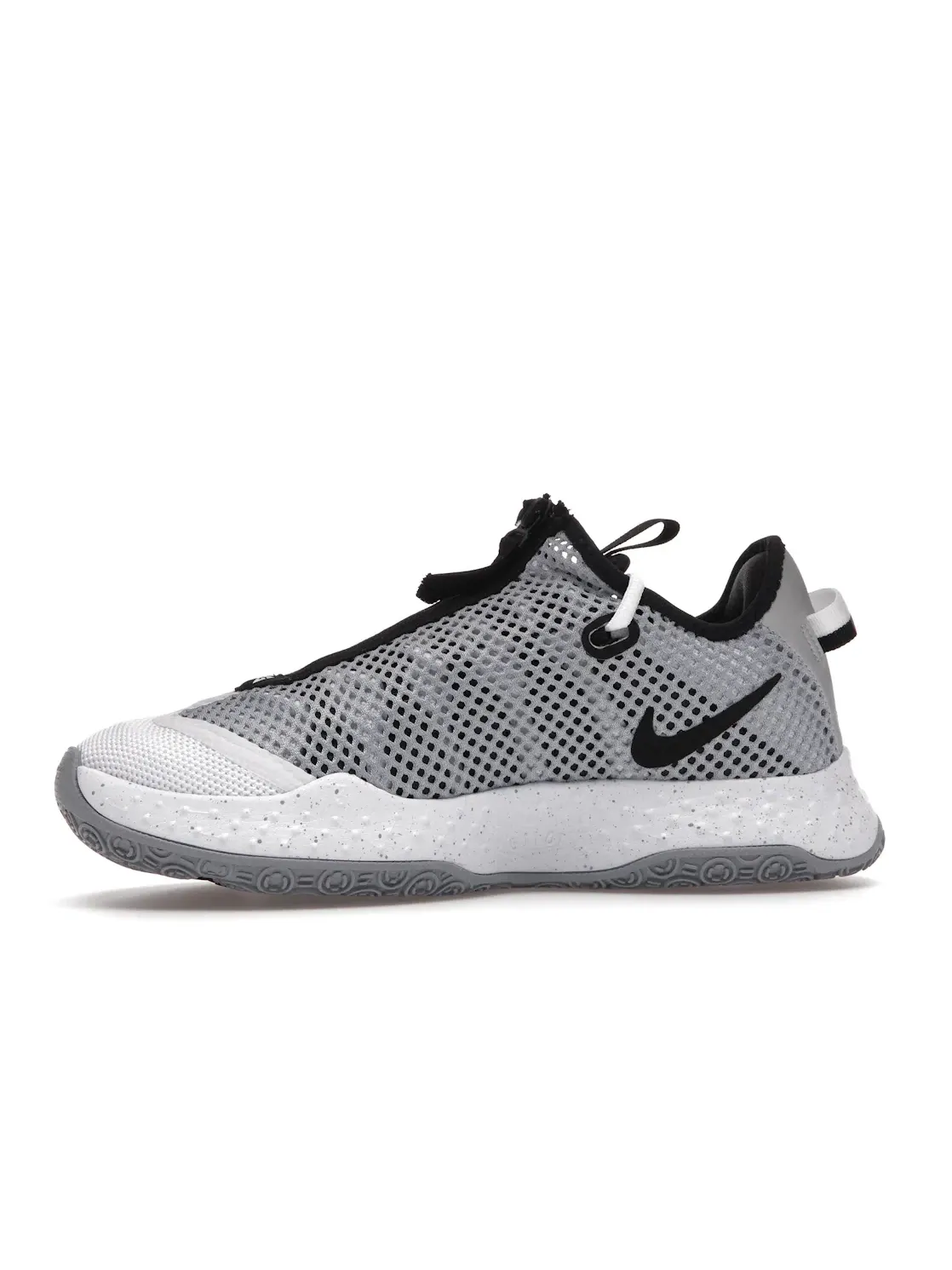 Мужские баскетбольные кроссовки с сетчатым верхом Nike PG 4 — изображение 3 из 4, белый серый черный