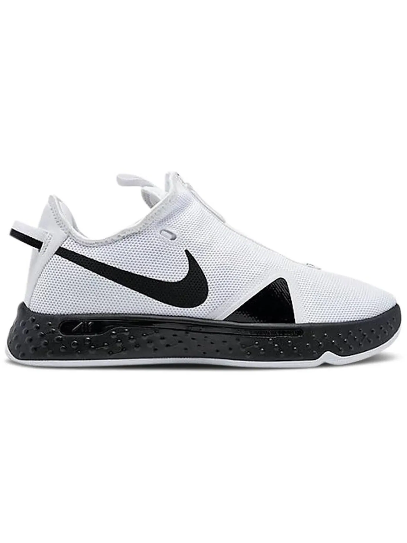 Мужские баскетбольные кроссовки с высокой поддержкой Nike PG 4 — изображение 1 из 1, белый/черный-черный