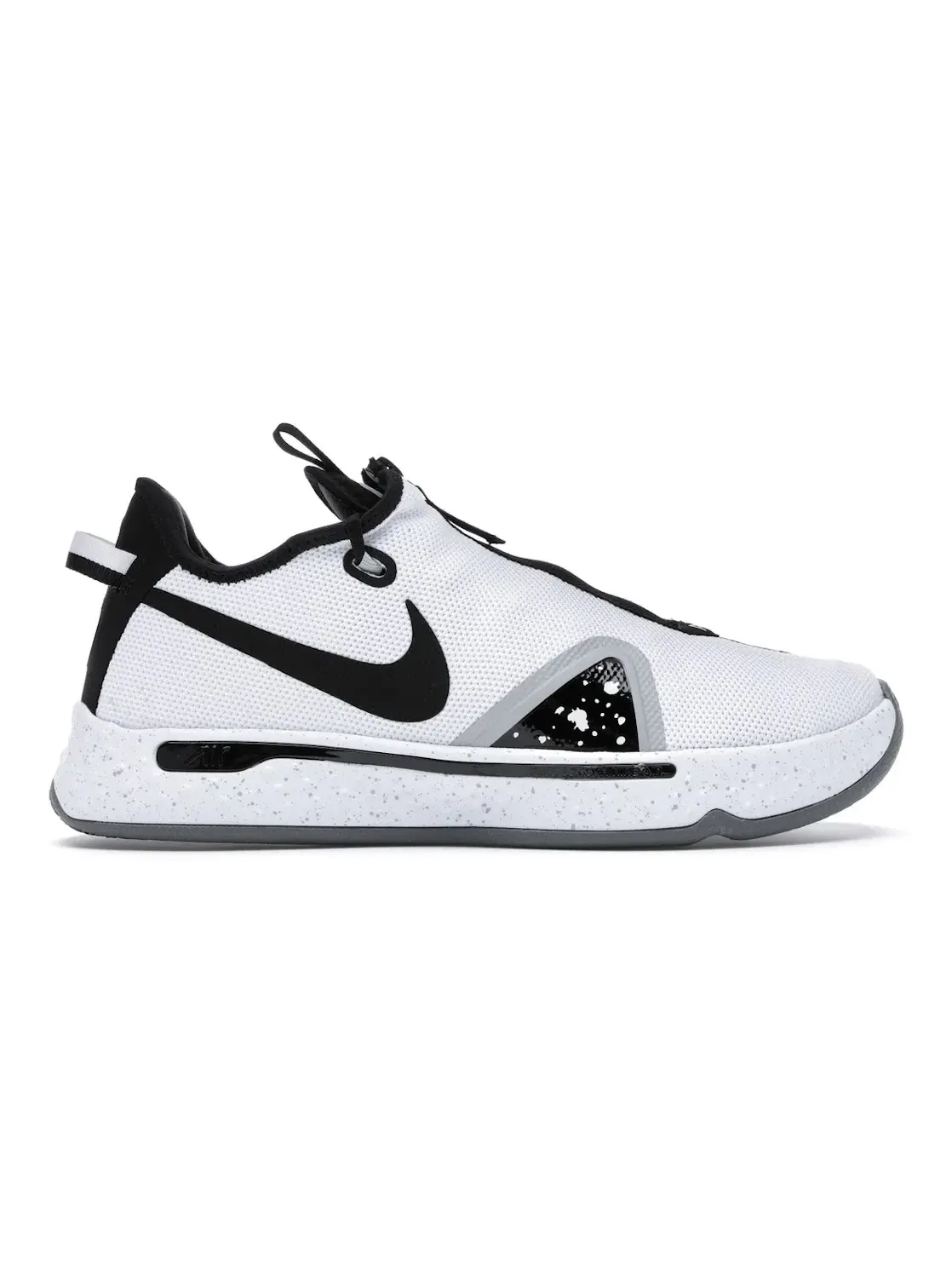 Мужские кроссовки с двухцветным дизайном Nike PG 4 Nike — изображение 1 из 4, белый/черный-платиновый