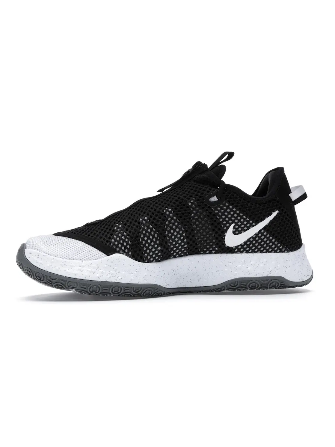 Мужские кроссовки с двухцветным дизайном Nike PG 4 Nike — изображение 3 из 4, белый/черный-платиновый