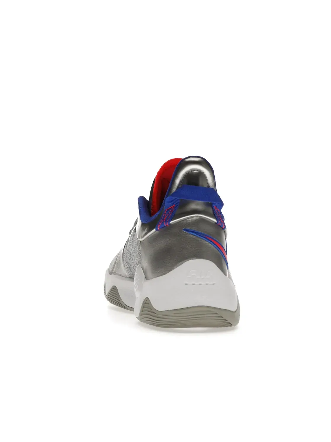Мужские баскетбольные кроссовки с дизайном Nike PG 5 Nike — изображение 4 из 4, металлик серебристый