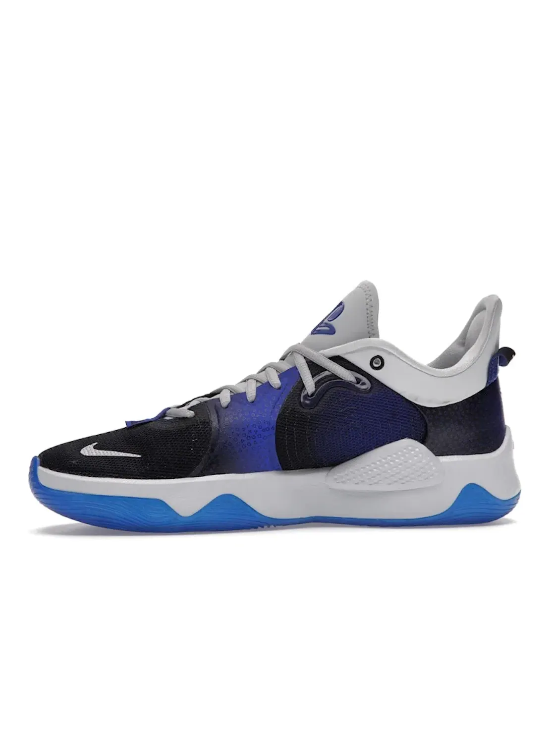 Мужские кроссовки для баскетбола с принтом Nike PG 5 — изображение 3 из 4, черный/синий-белый
